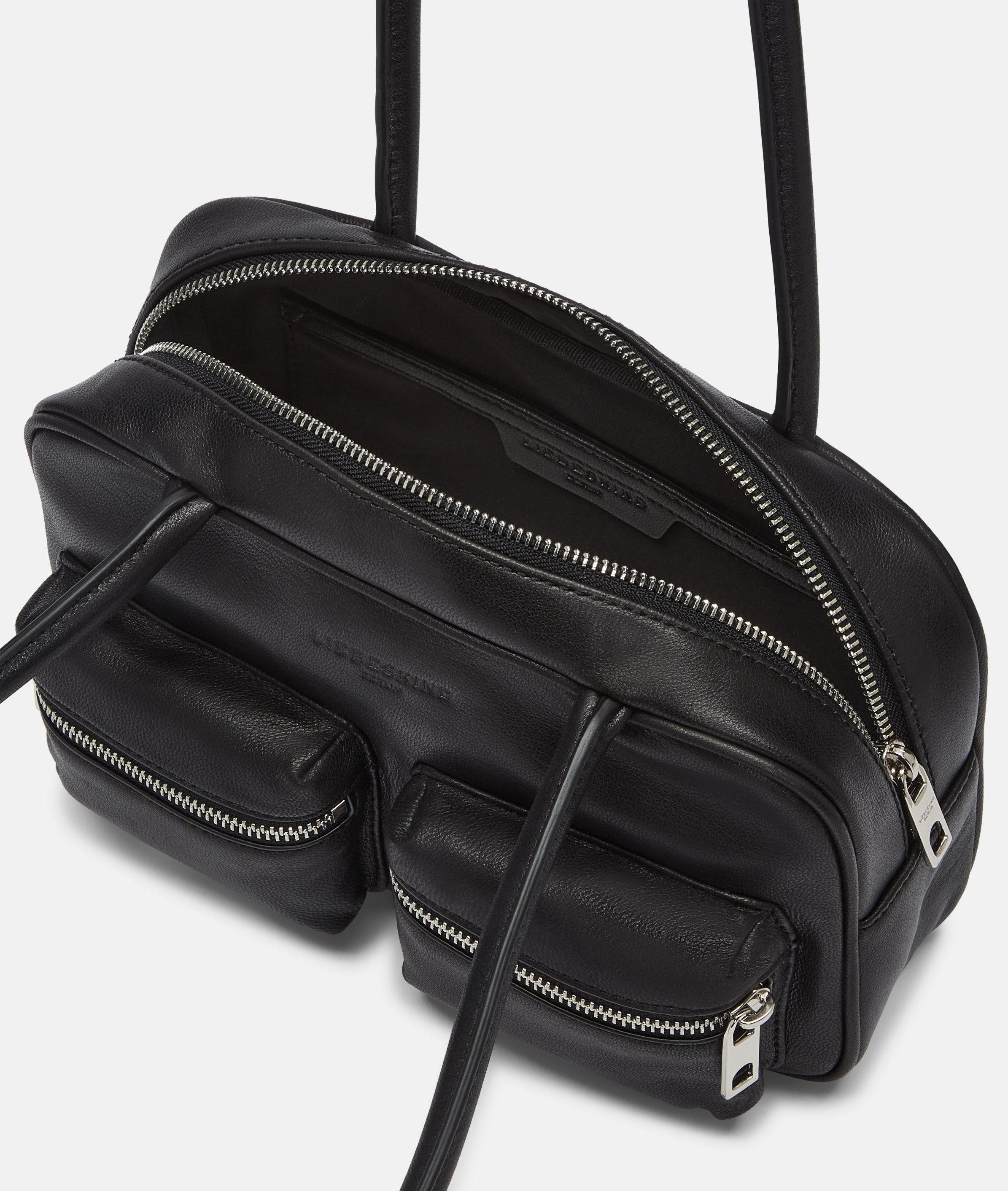 Liebeskind Berlin Schultertasche Satchel, Handliche Schultertasche aus Ziegenleder