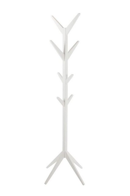 ACTONA GROUP Kleiderständer Garderobenständer ASCOT, H 178 cm, Weiß, (1 St), Massivholz, mit 8 Haken  - Onlineshop Otto