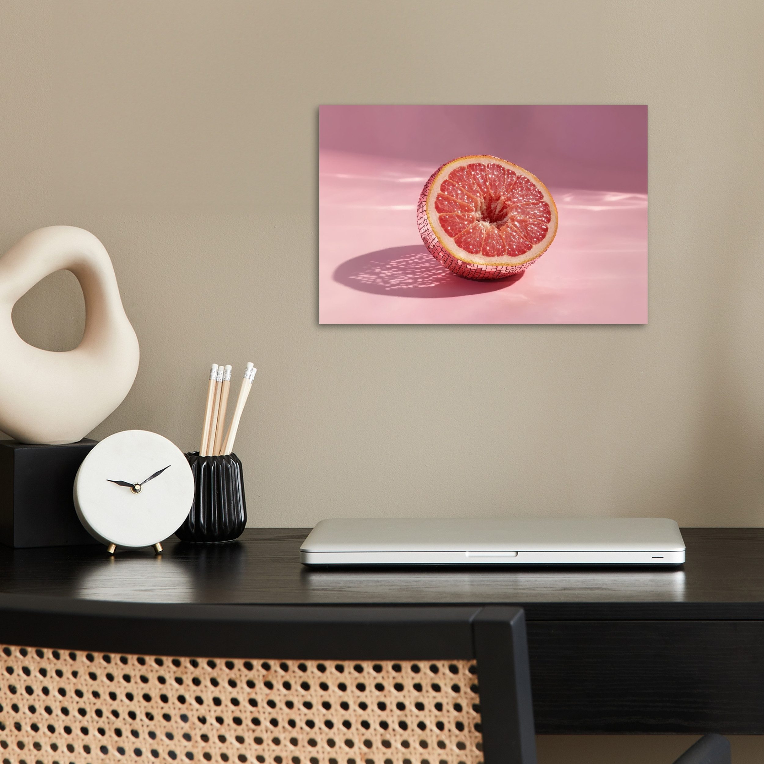 MuchoWow Poster Grapefruit - Rosa - günstig online kaufen