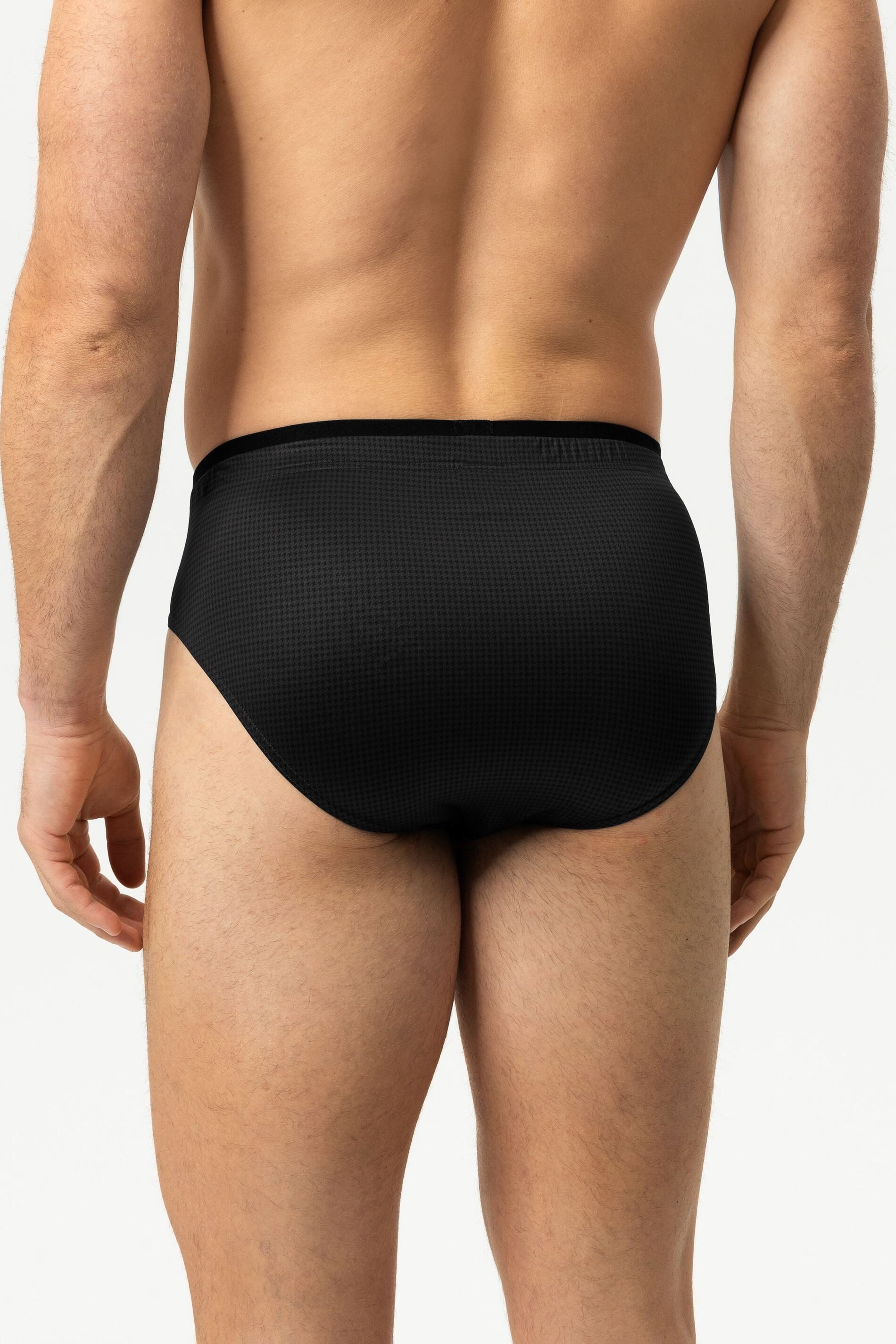Mey Jazz-Pants Slips Mey Herren Slip Serie Houndstooth Uni (1-St., 1er-Pack) Klassischer Slip, Gemustert, Atmungsaktiv, Baumwoll-Mix – Bild 4 von 4