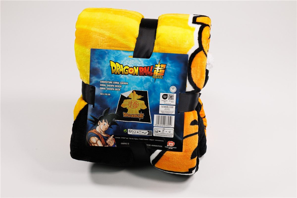 Wohndecke Anime Dragon Ball Coral Decke warme Kuscheldecke 130x170 cm, Dragon Ball