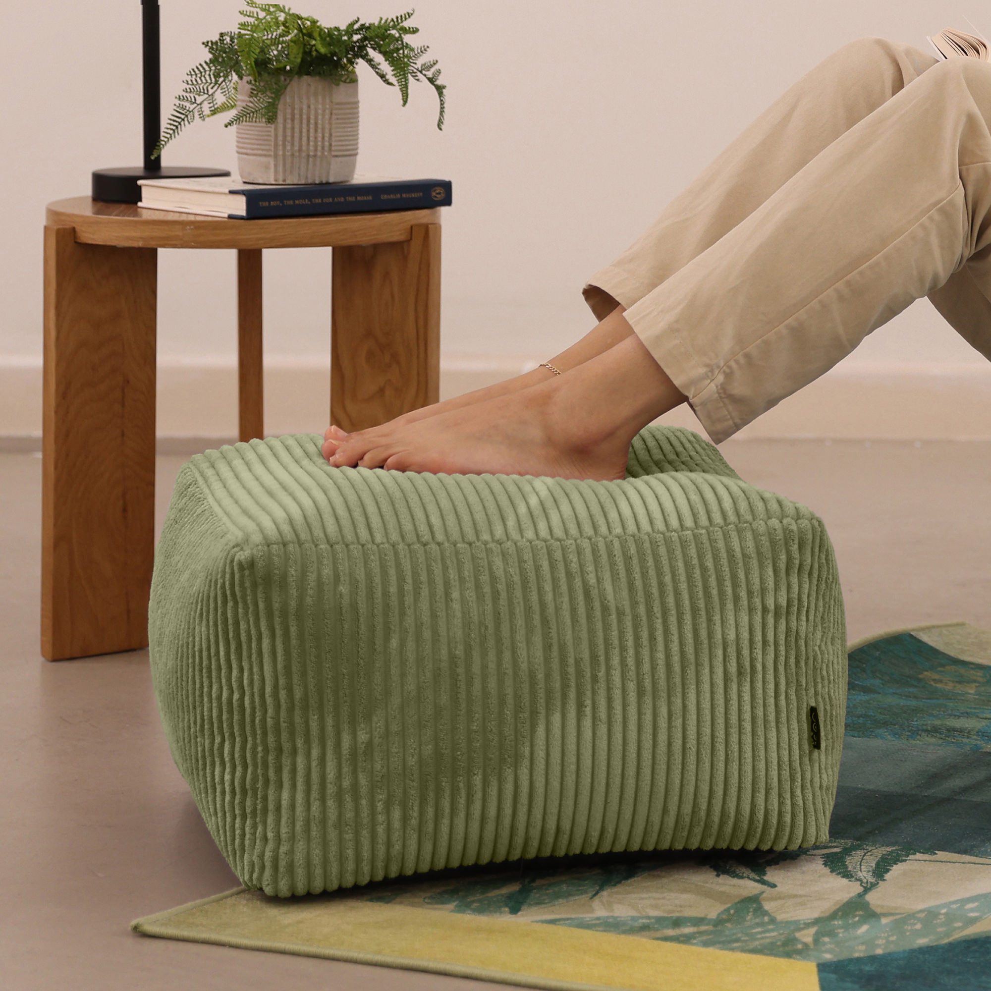 icon Pouf Sitzpouf aus Cord „Amara“ günstig online kaufen