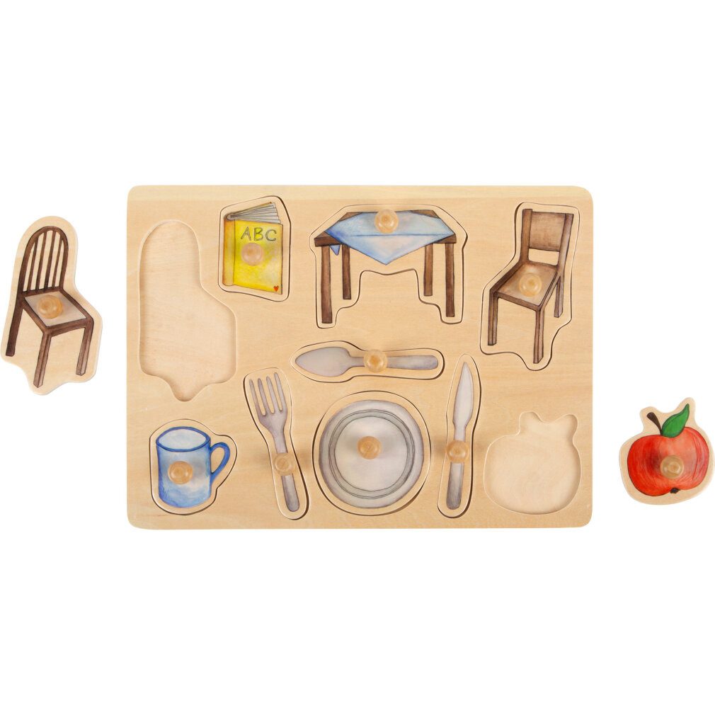 Spiel Setzpuzzle Alltagsgegenstände