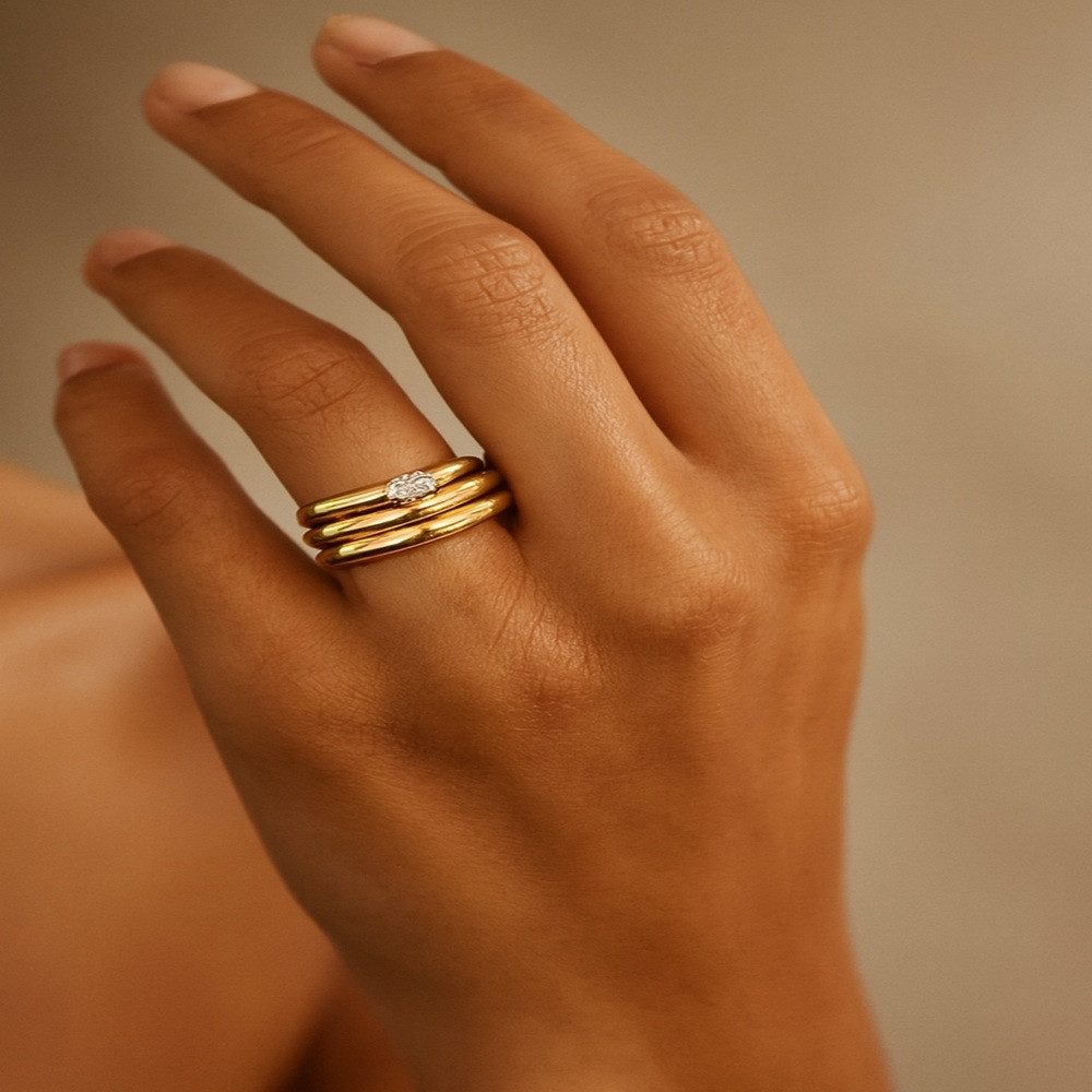 ROUGEMONT Fingerring Damen Statement Ring Marquise günstig online kaufen