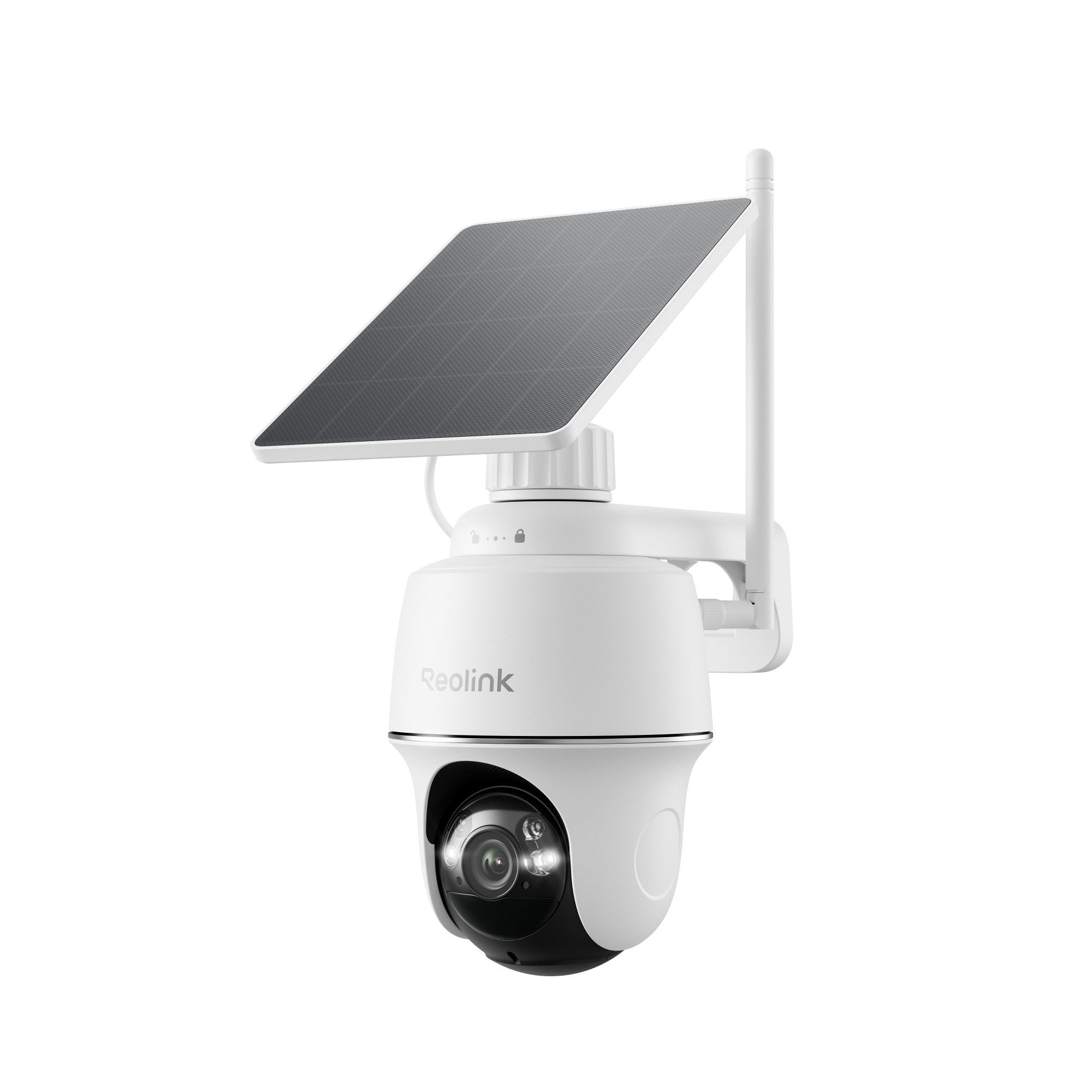 Reolink Überwachungskamera PTCam ProHD 5MP mit Solarpanel, 2,4/5GHz WLAN (Außenbereich, 1-tlg., 2K+,PIR-Erkennung,IR-Nachtsicht,Solarbetrieben,Zwei-Wege-Audio)