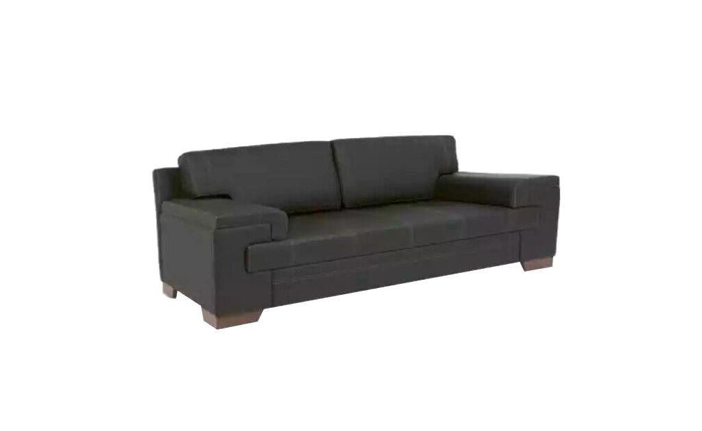 Xlmoebel Sofa Elegantes Tam schwarzes Sofamöbel für moderne Büros, 1 Teile, Hergestellt in Europa