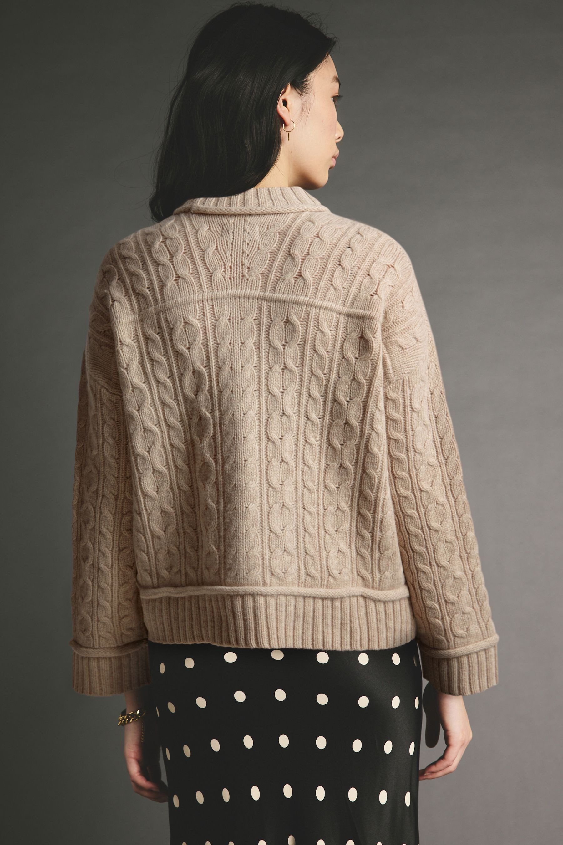 Next Rundhalspullover Premium-Strickpullover Zopfmuster 100 % Schurwolle günstig online kaufen