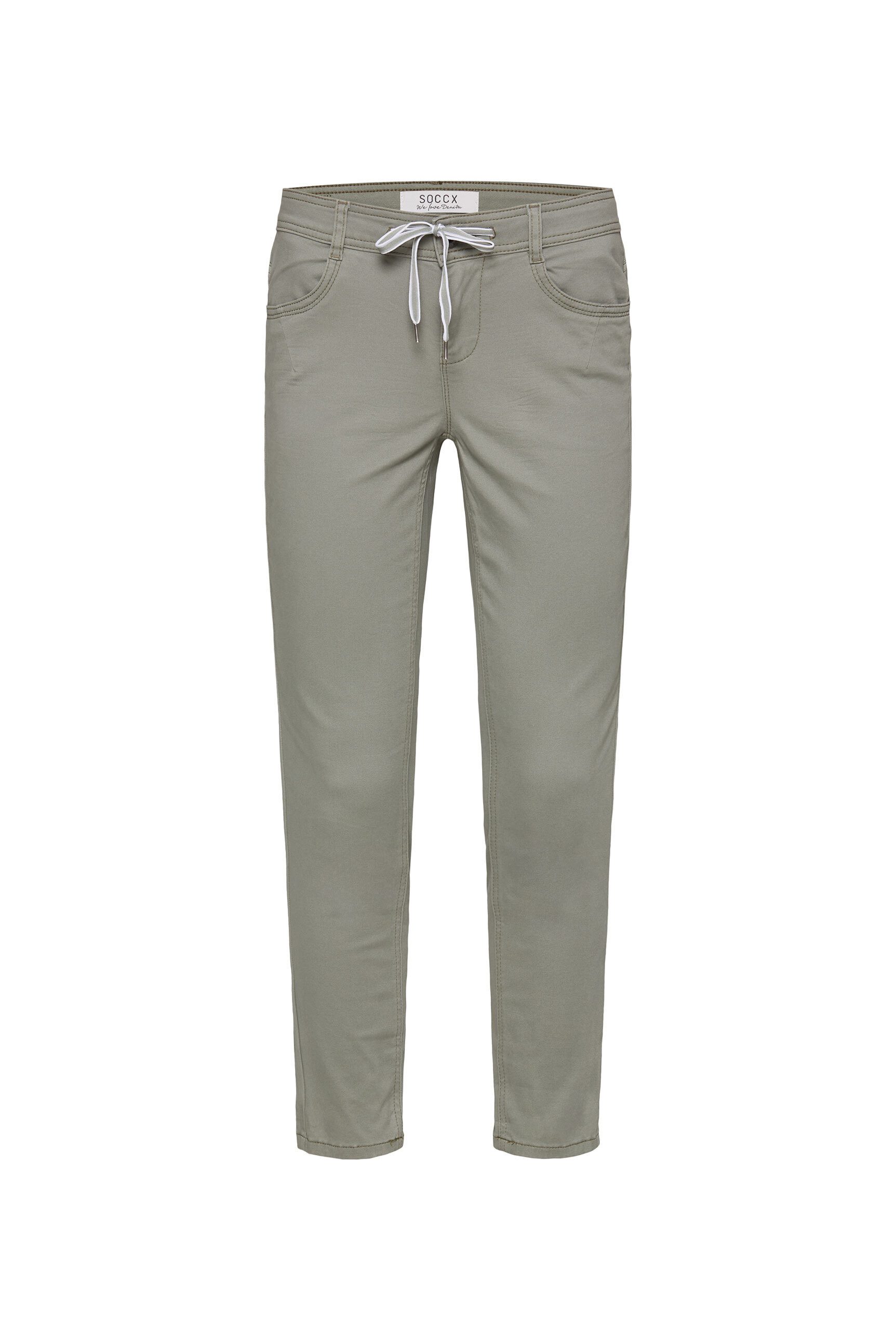 SOCCX comfort-fit jeans with a regular rise