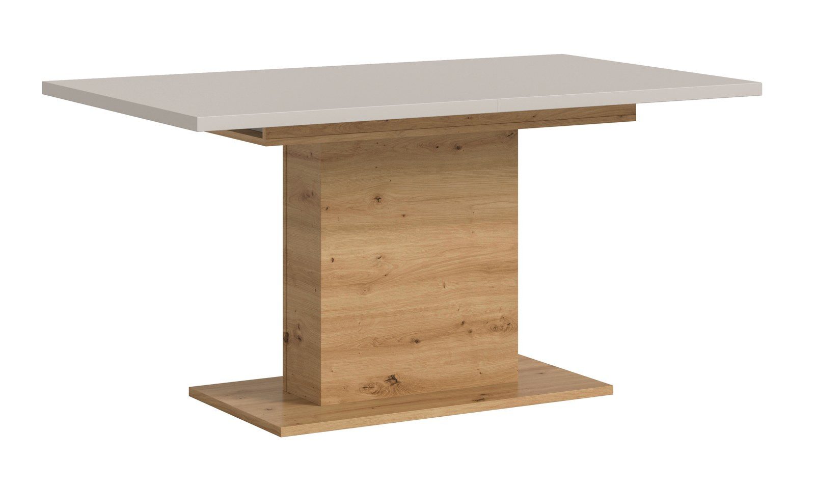 Aileenstore Esstisch OSLO, 150 cm Breite, Kaschmir, 2-teilig