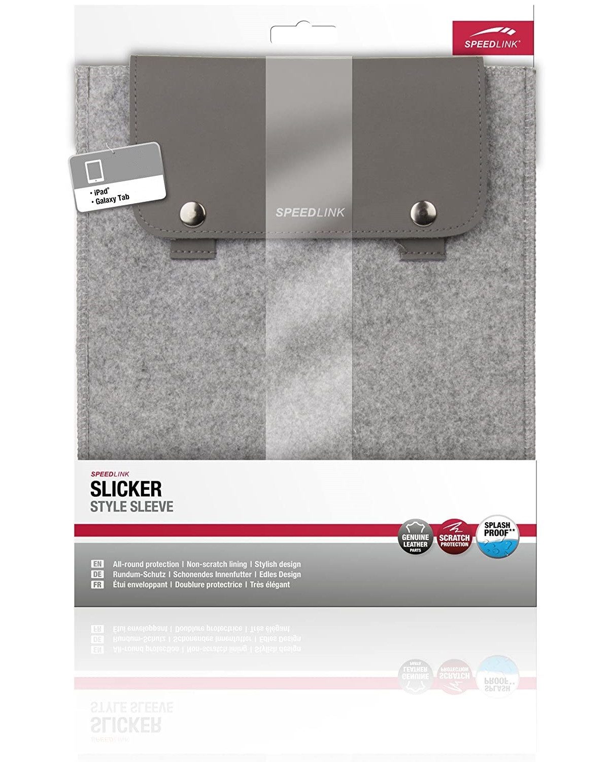 Speedlink Tablet-Hülle Style Sleeve Cover Tasche Hülle Case Etui 26,7 cm (10,5 Zoll), Anti-Kratz, Schlank, passend für Tablet PC Tab 9,7" - 11" – Bild 3 von 3