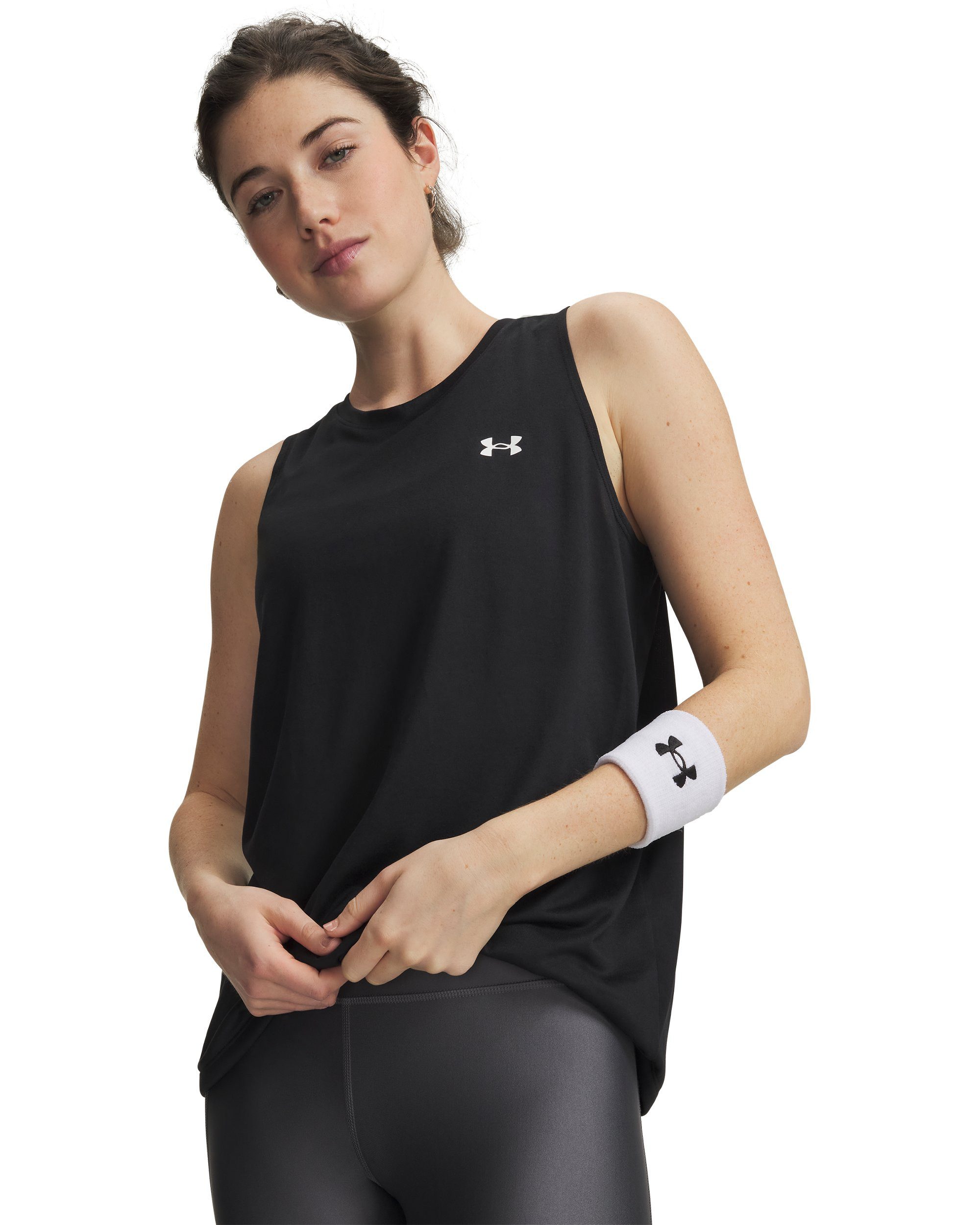 Under Armour® Tanktop TECH TANK SOLID aus Polyester, ärmelloser Schnitt