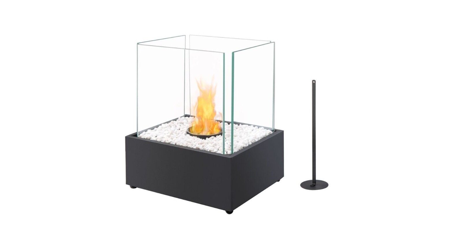 MMXX Feuerschale Tischkamin mit Bio-Ethanol, Tischofen wärmend, indoor & outdoor, wärmend