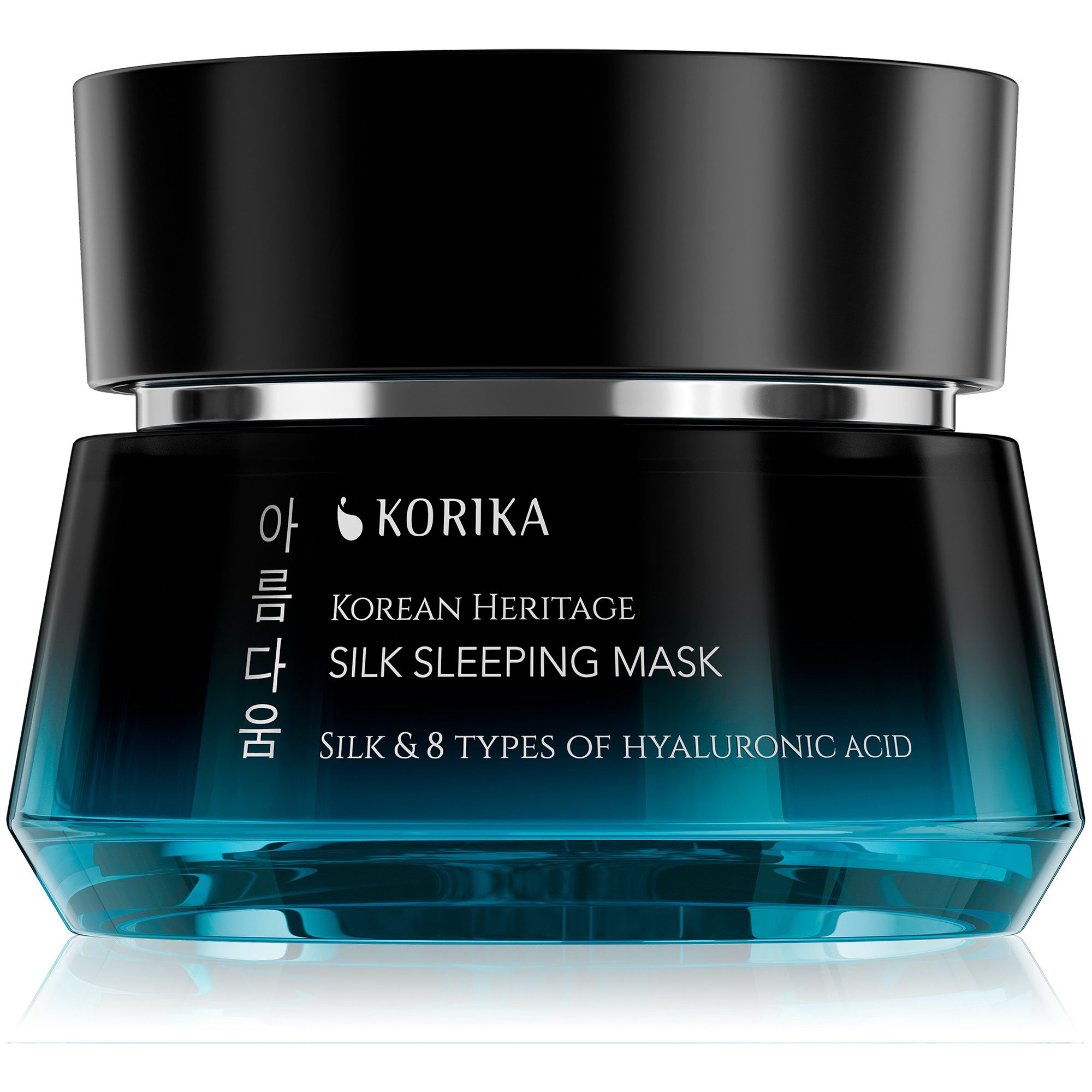 Korika Gesichtsmaske Korean Heritage Silk & 8 Types of Hyaluronic Acid Silk Sleeping Mask