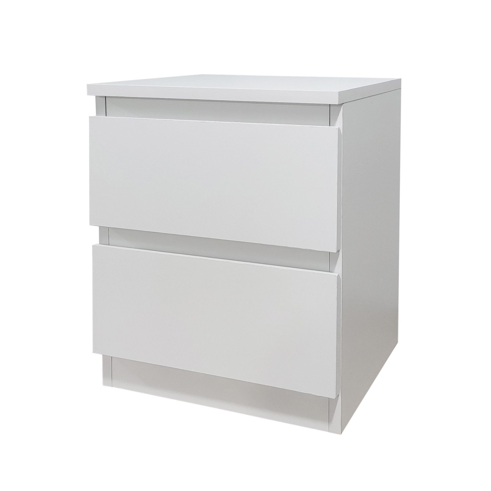 HTI-Living Nachtkommode Nachtkommode mit 2 grifflosen Schubladen (Stück, 1 St., 1 Nachtkommode), Nachtschrank Nachttisch