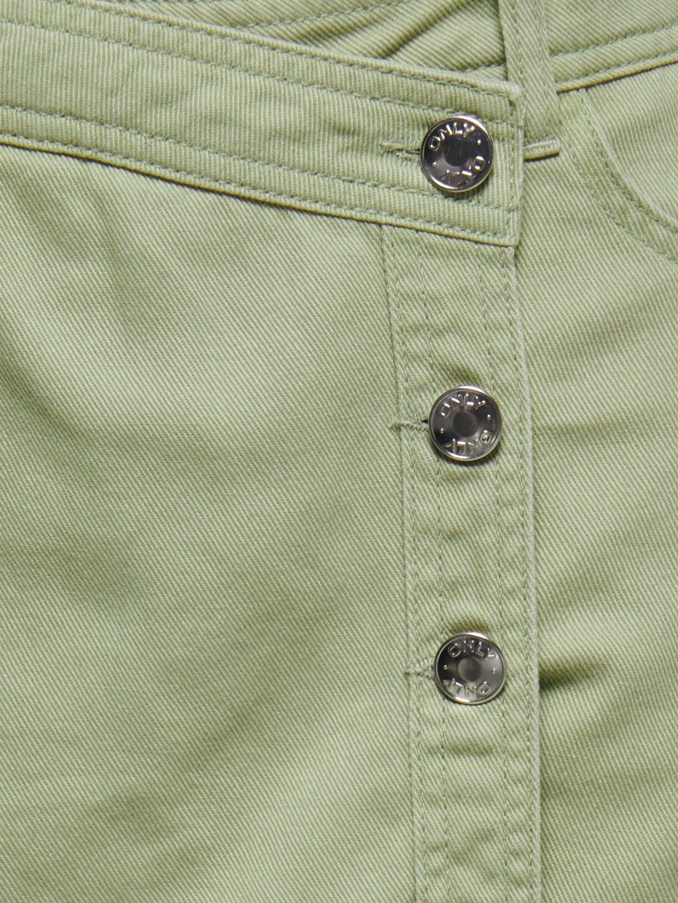 ONLY Hosenrock ONLLESLY REG COL SKORT PNT Baumwolle, Regular Waist
