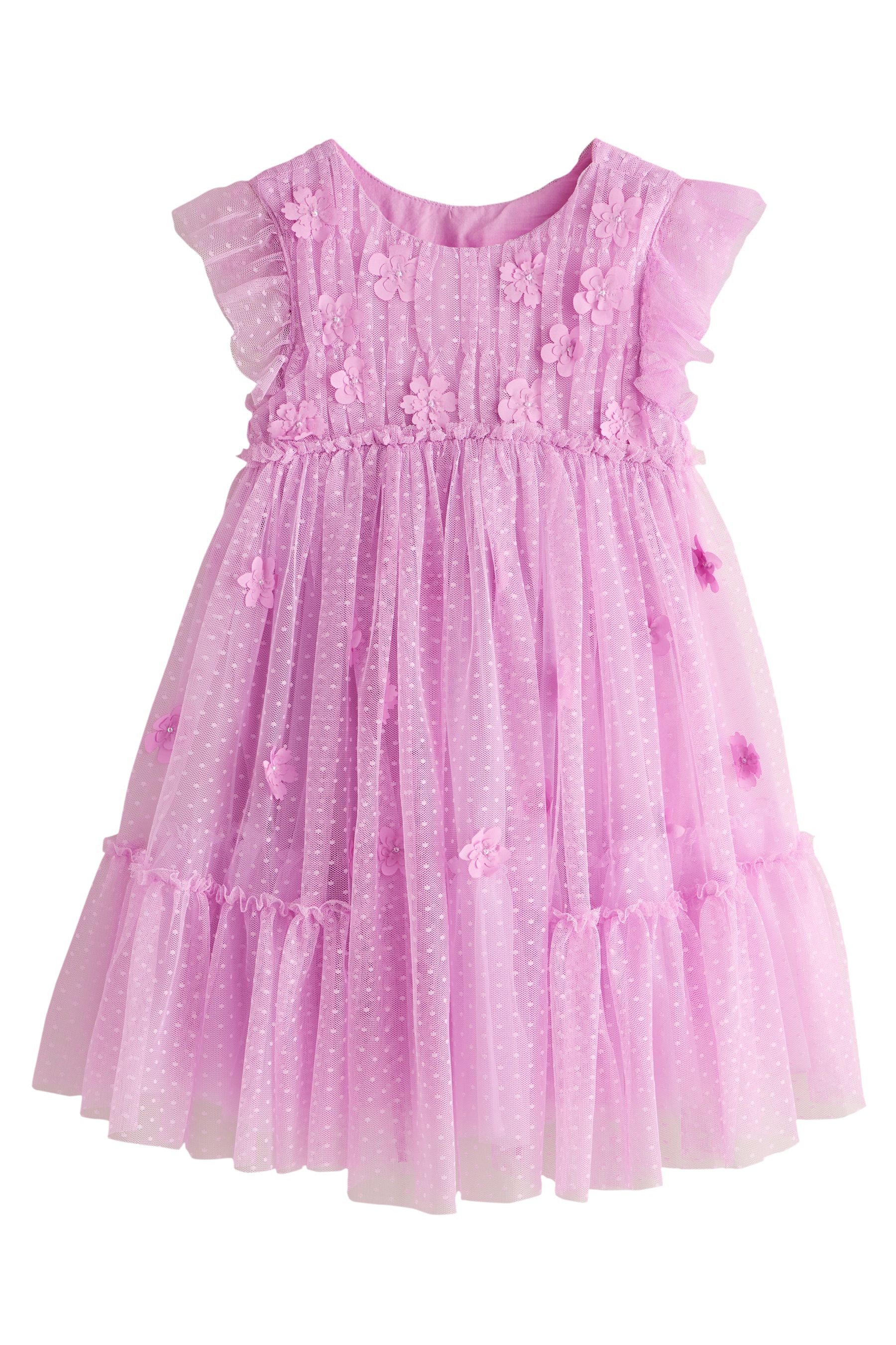 Next Partykleid Brautjungfernkleid mit Netzstoff (1-tlg)