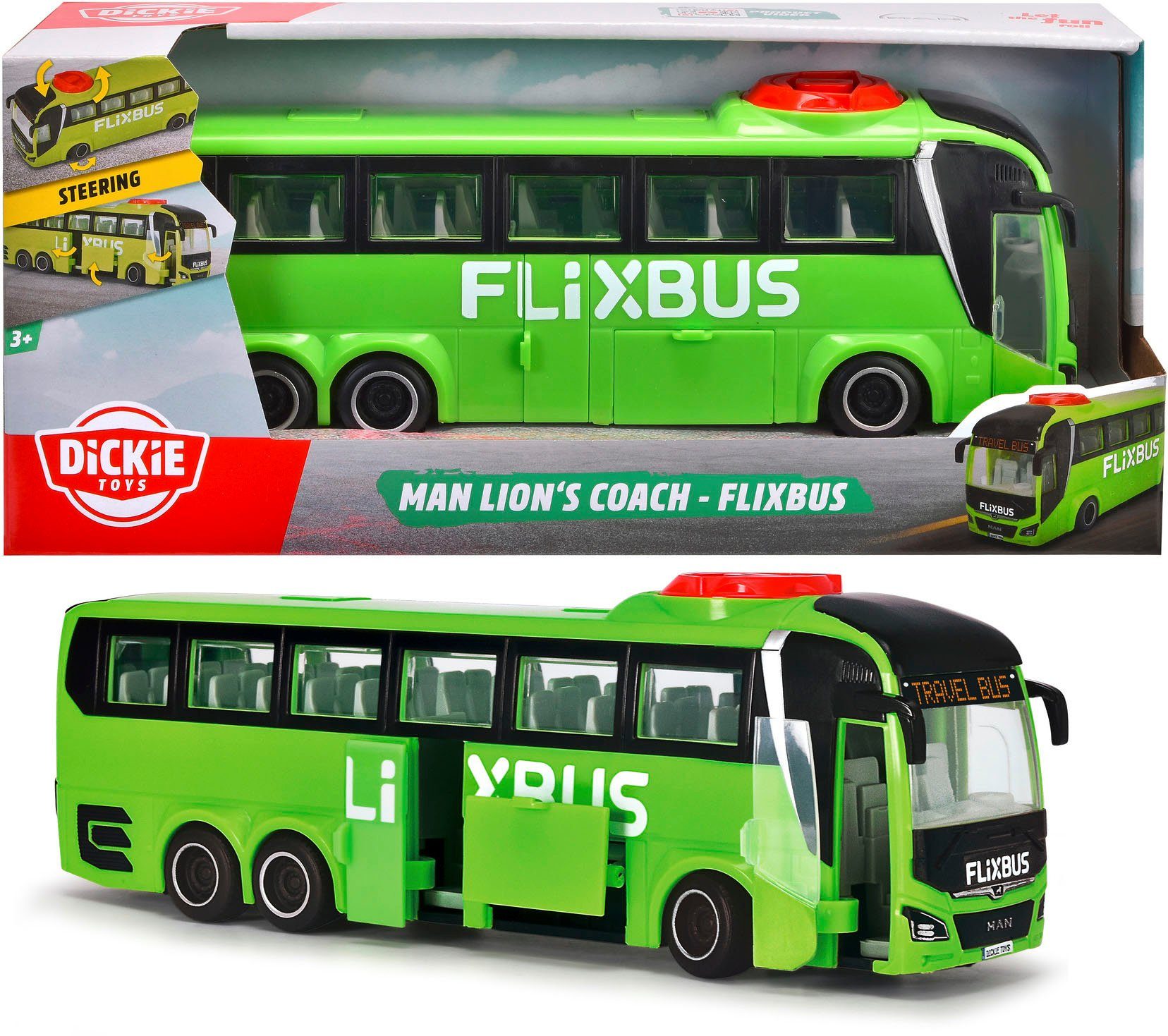 Dickie Toys Spielzeug-Bus MAN Lion's Coach - Flixbus günstig online kaufen