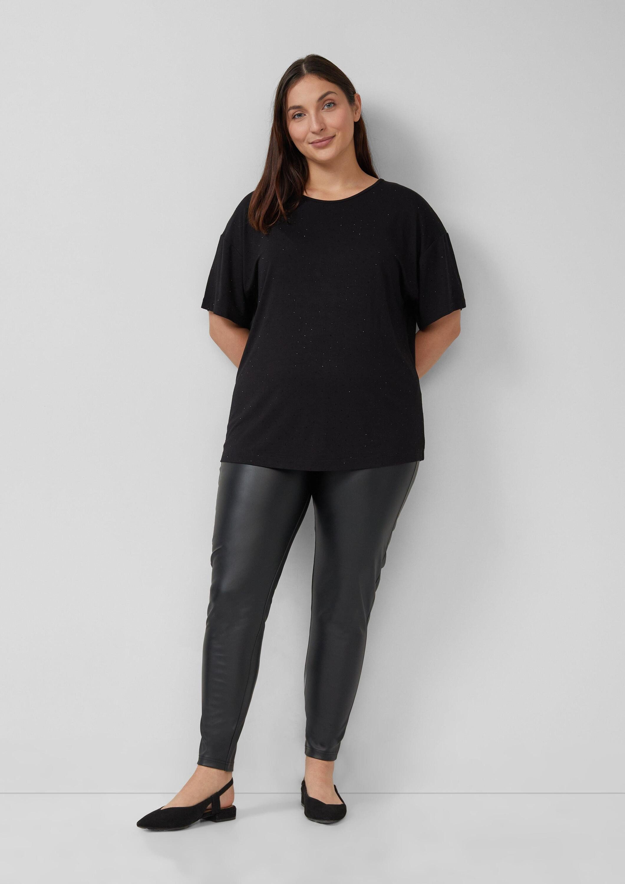 s.Oliver Leggings Hose Weiche Stretch-Leggings aus Kunstleder günstig online kaufen