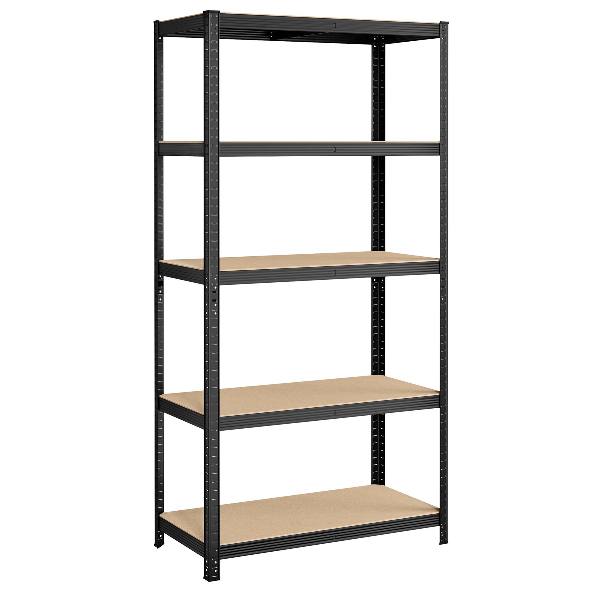 SONGMICS Standregal Schwerlastregale, 1-tlg., 200 x 100 x 50 cm, bis 875 kg belastbar, 5 verstellbare Ablagen