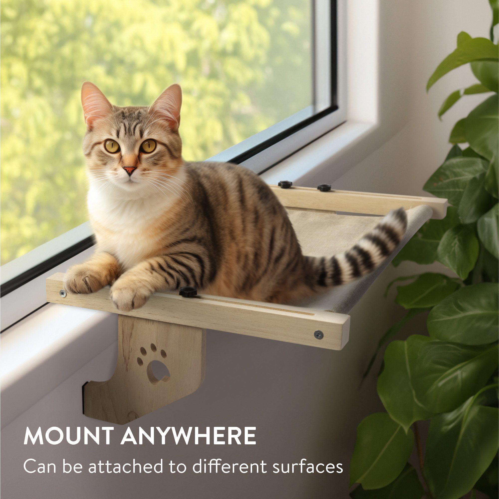 Navaris Kratzbaum Katzen Hängematte für Fensterbank günstig online kaufen