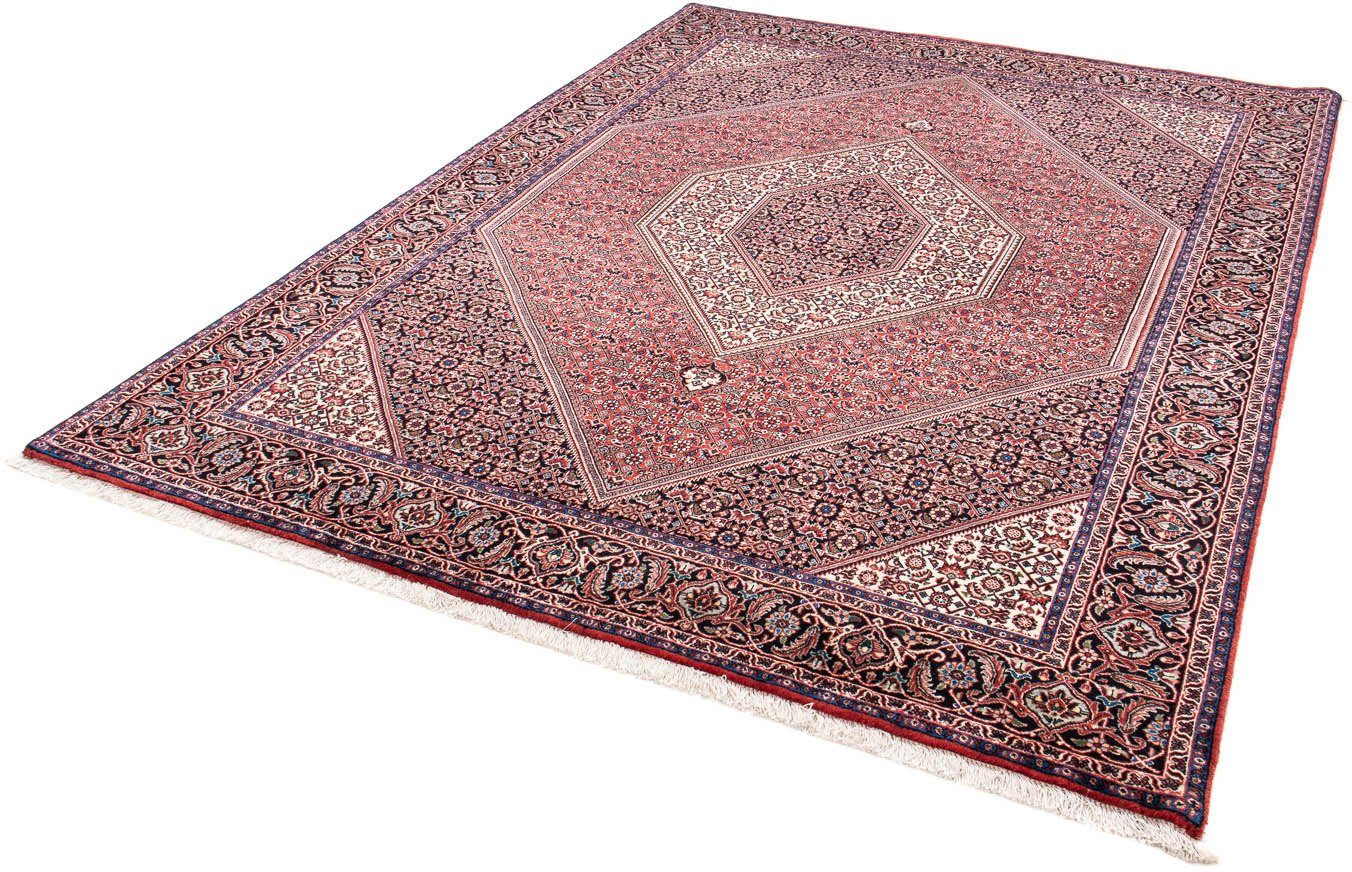 Orientteppich Perser - Bidjar - 232 x 170 cm - rot, morgenland, rechteckig, Höhe: 15 mm, Wohnzimmer, Handgeknüpft, Einzelstück mit Zertifikat