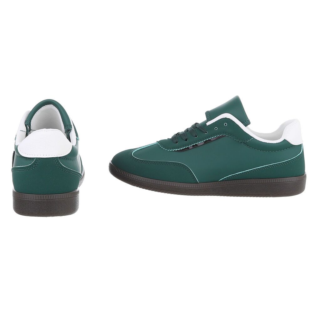 Ital-Design Damen Low-Top Freizeit Sneaker (88519452) Flach Sneakers Low in Grün – Bild 5 von 5