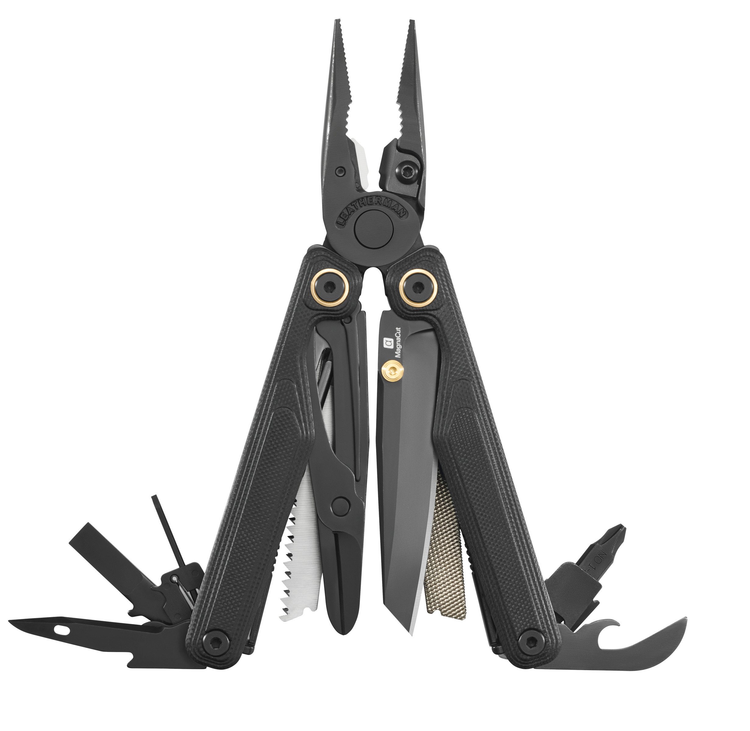 Leatherman Multitool Leatherman Wave Alpha-16-in-1 Multitool mit MagnaCut-Klinge - Obsidian