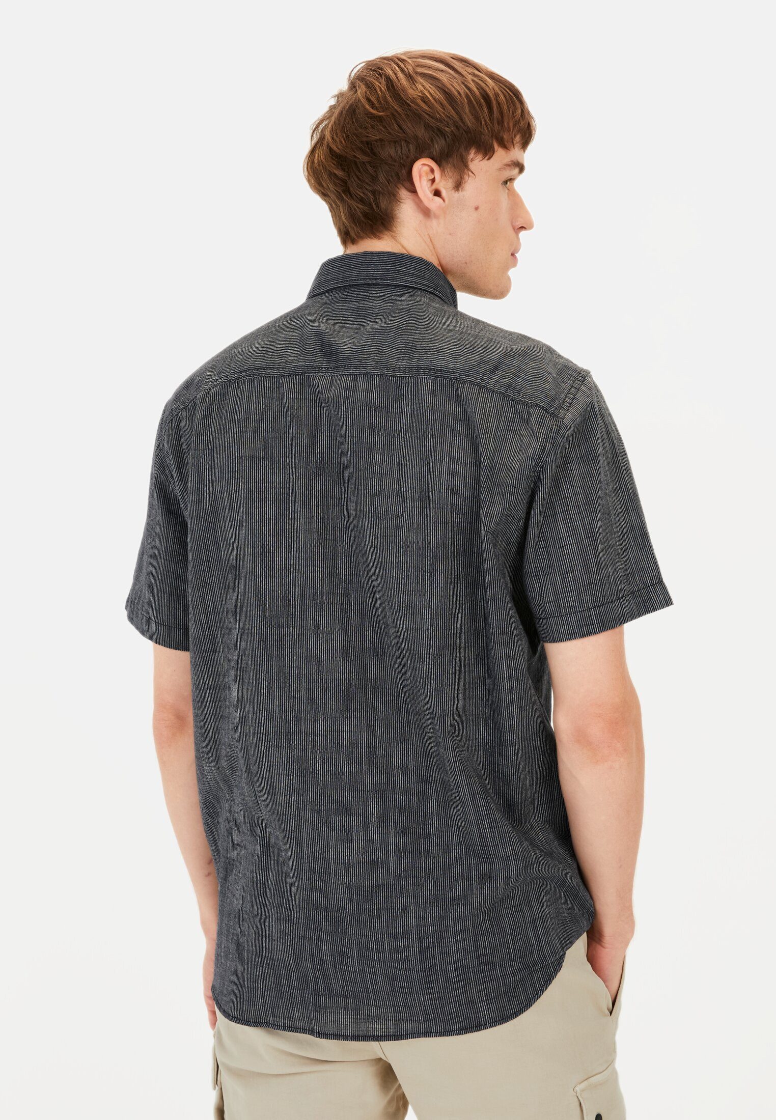 camel active Kurzarmhemd mit Button-Down-Kragen und günstig online kaufen