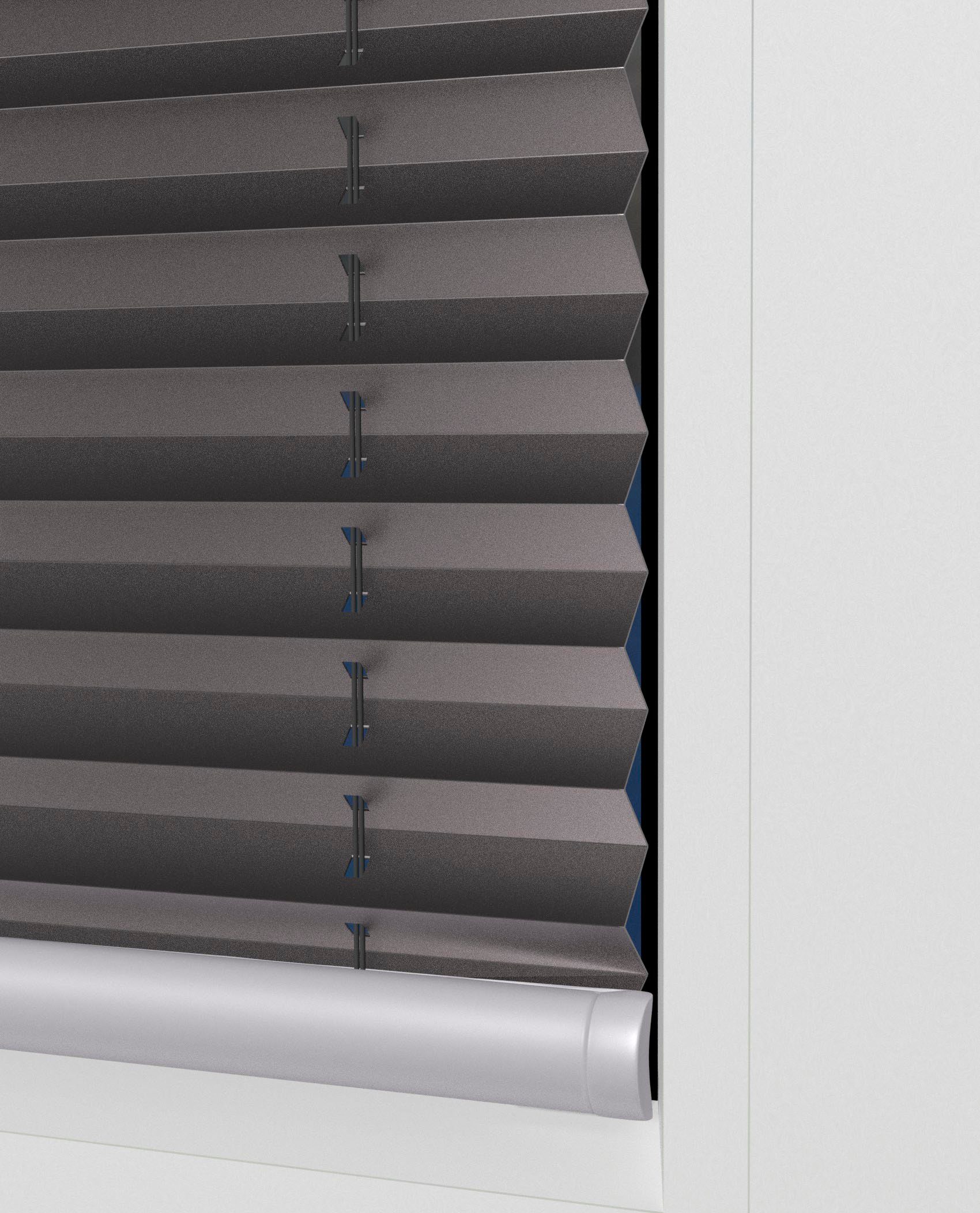 indeko Plissee Thermo-Deluxe, verdunkelnd, mit Bohren, verspannt, verschraubt, zur Montage in der Glasleiste, nach Maß