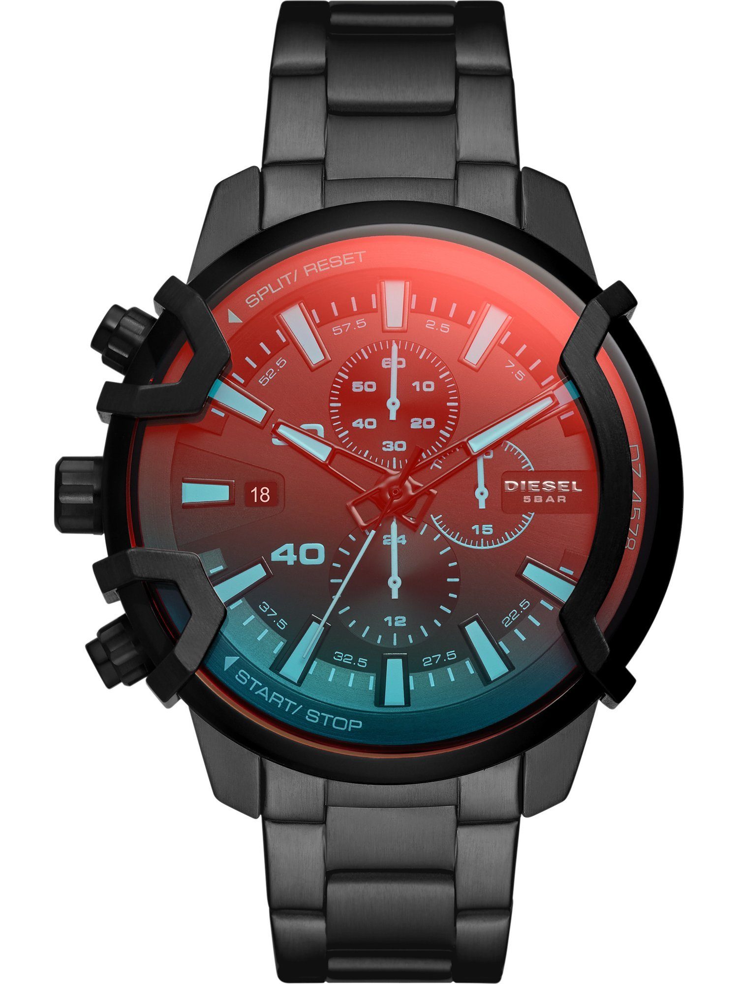 Diesel Chronograph Diesel Herren-Uhren Analog Quarz