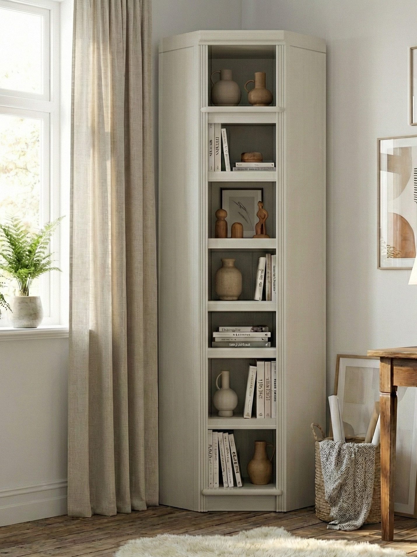 OTTO home Eckregal Soeren Regal Höhe 220 cm, massive Kiefer, FSC®-zertifiziert, passend für Regale Soeren mit einer Tiefe von 29 cm