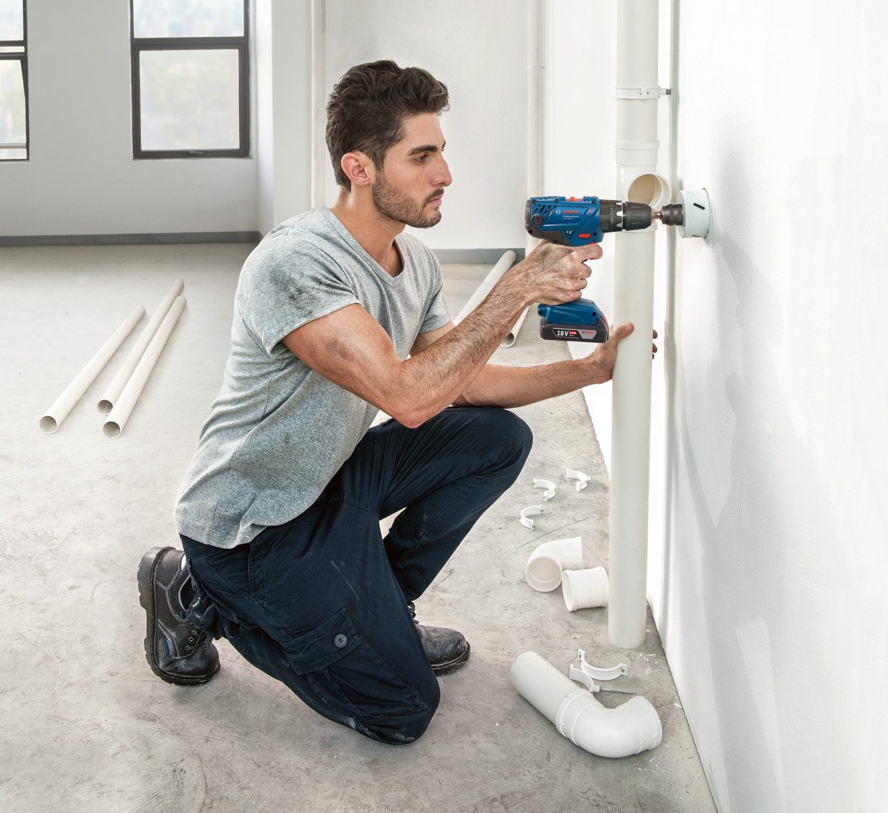 BOSCH Akku-Schlagbohrschrauber Bosch Professional Akku-Schlagbohrschrauber GSB