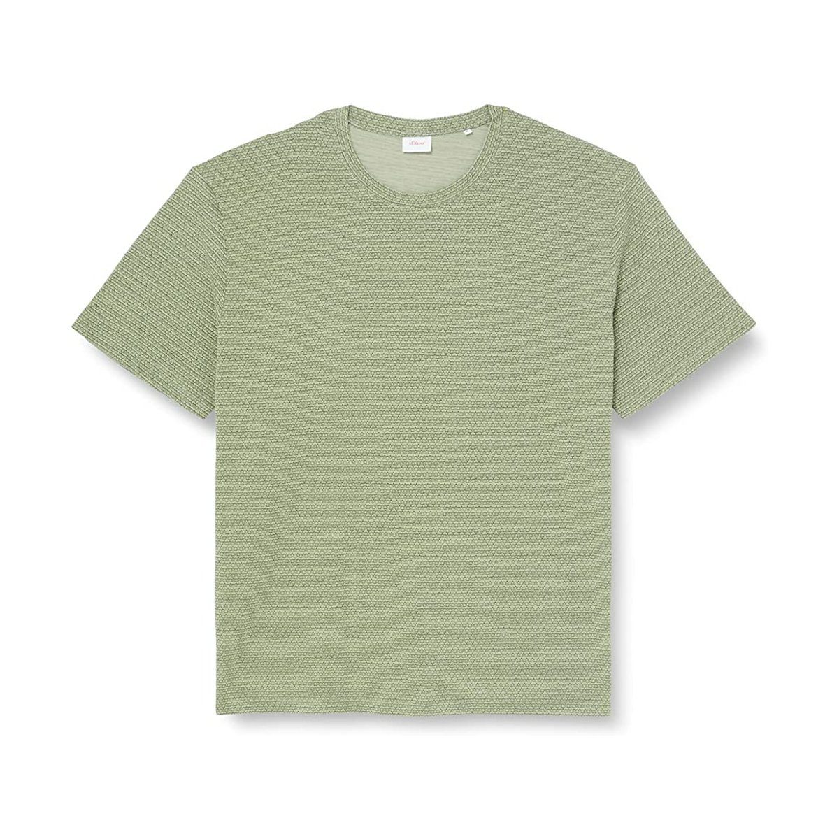 s.Oliver T-Shirt grün passform textil (1-tlg)