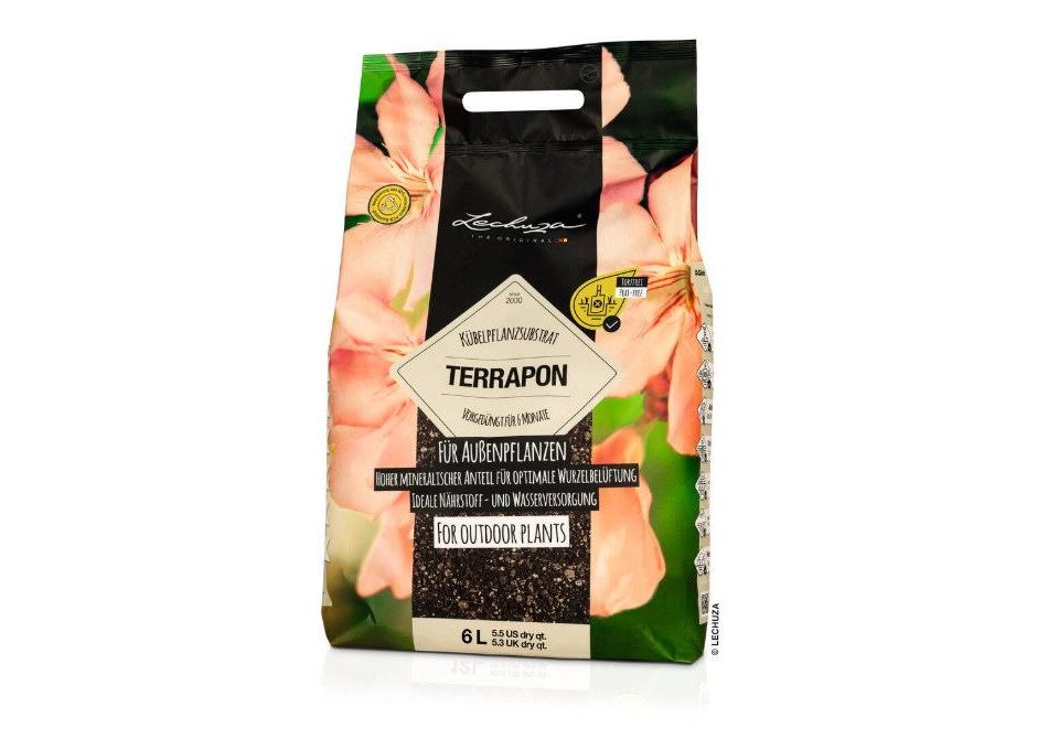 Lechuza® Pflanzgranulat Lechuza Terrapon Pflanzsubstrat für Außenpflanzen