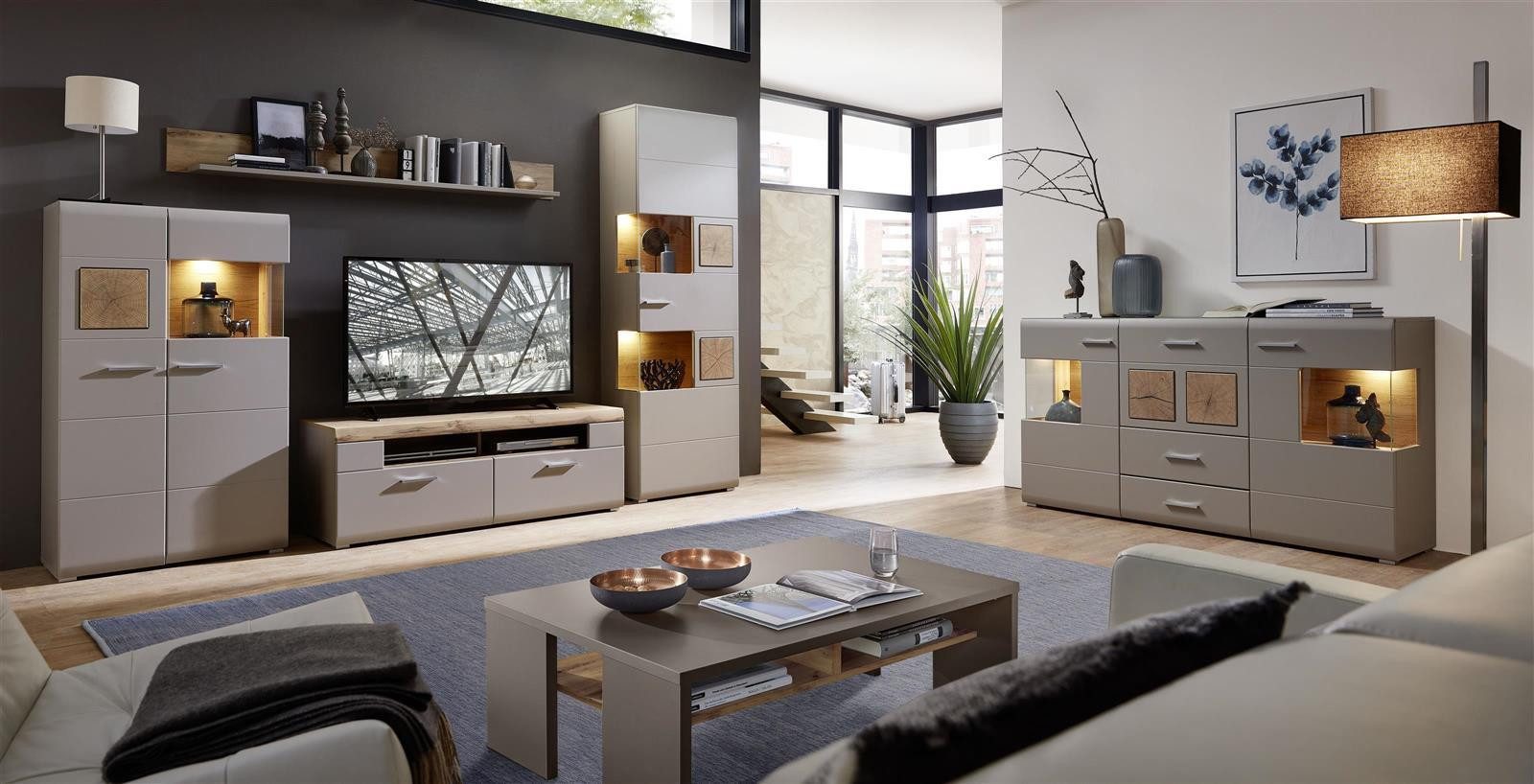 freiraum Couchtisch Kathlin, 110 x 40 x 65 cm (B/H/T)