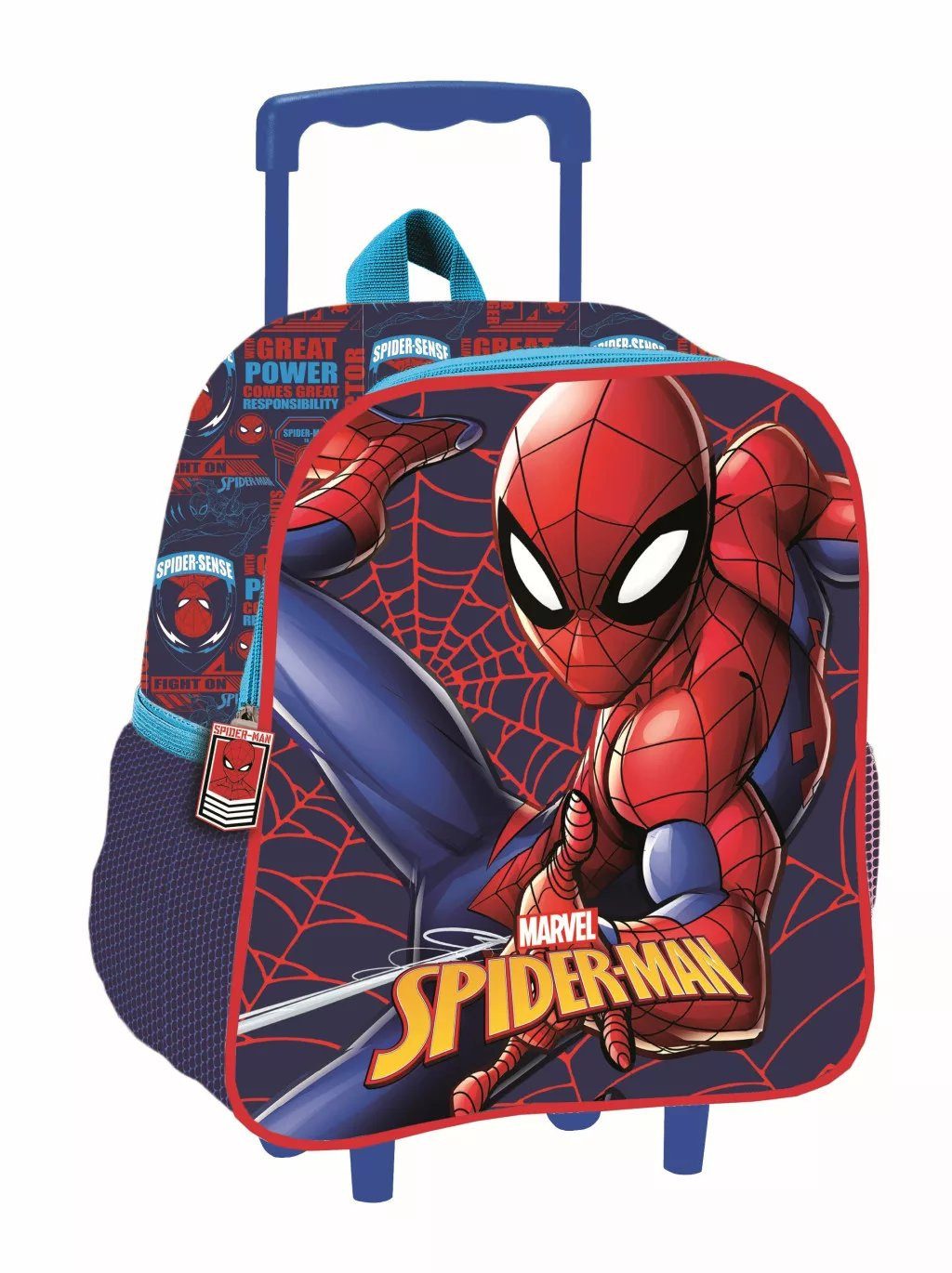Spiderman Kinderrucksack Marvel Spider-Man Great Power 3D Kindergarten-Trolley 32 cm (1-tlg)