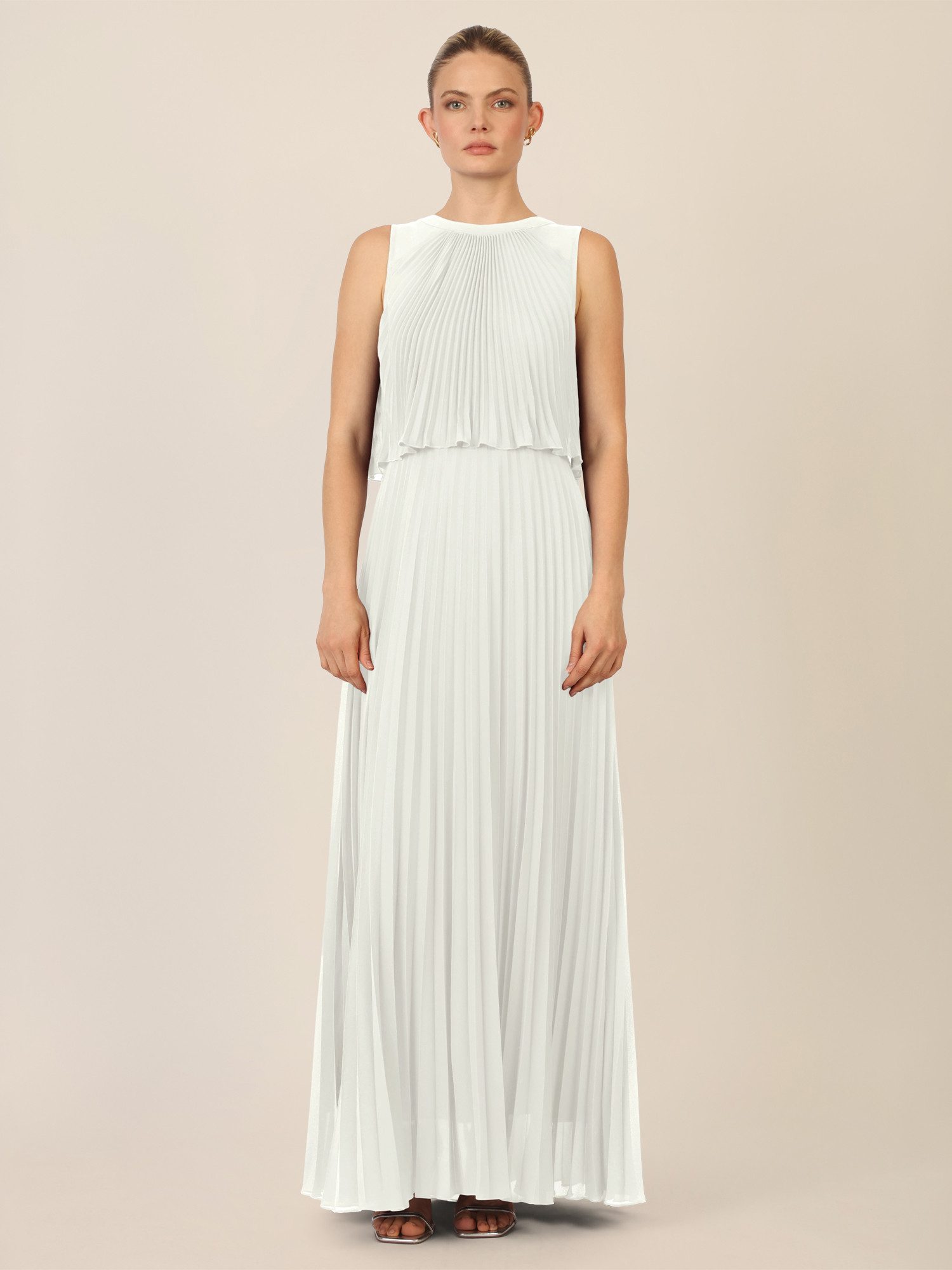 Apart Abendkleid mit Plisseefalten und Lagenoptik günstig online kaufen