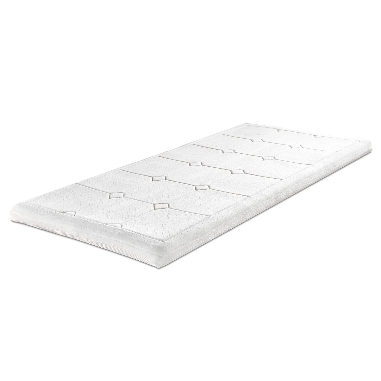 ELONEO, Topper Klima-Wendetopper, 8 cm hoch, Visko-Mineralschaum, mit 3D-Abstandsgewebe, Matratzentopper