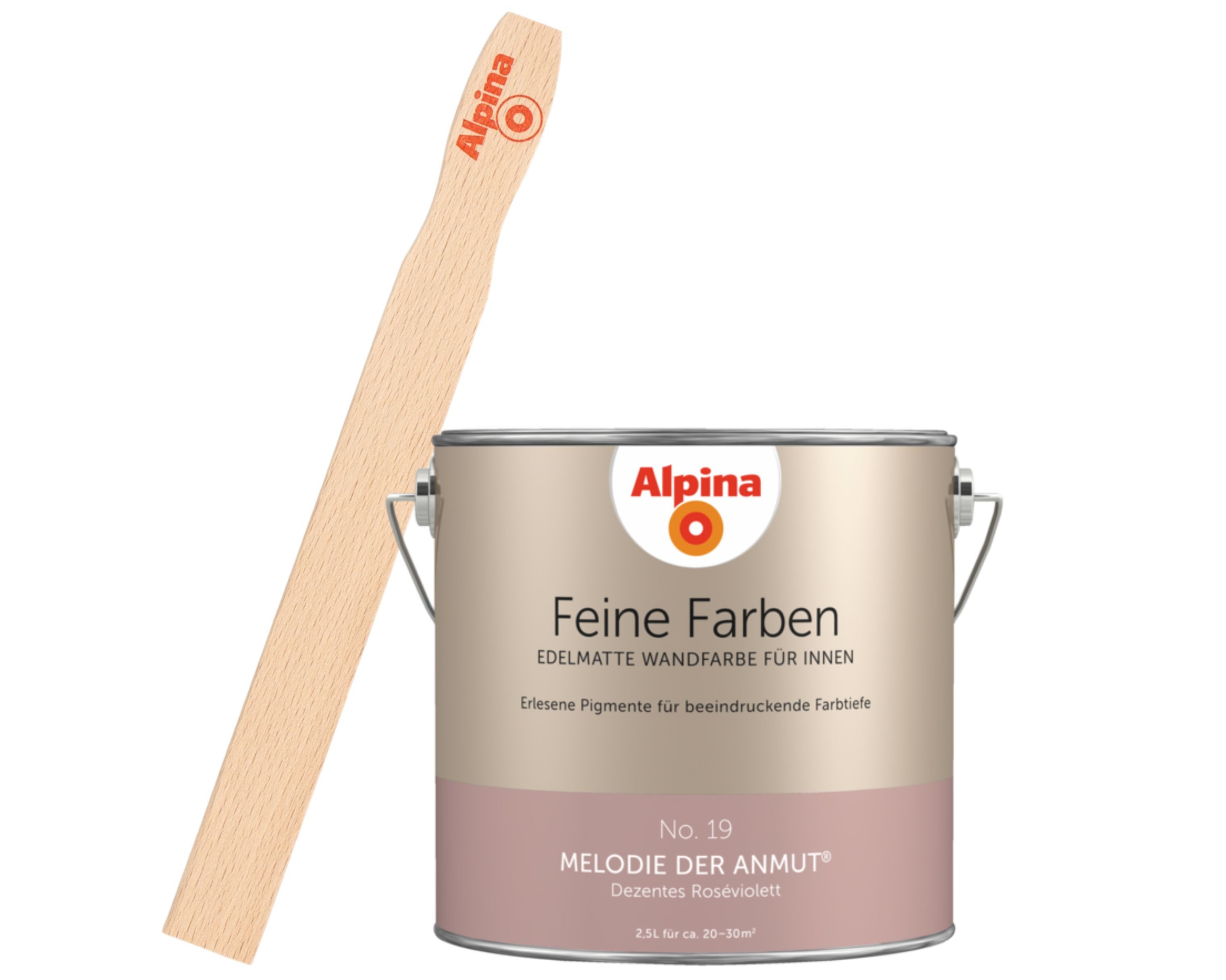 Alpina Wandfarbe Alpina Feine Farben + Gratis Rührstab