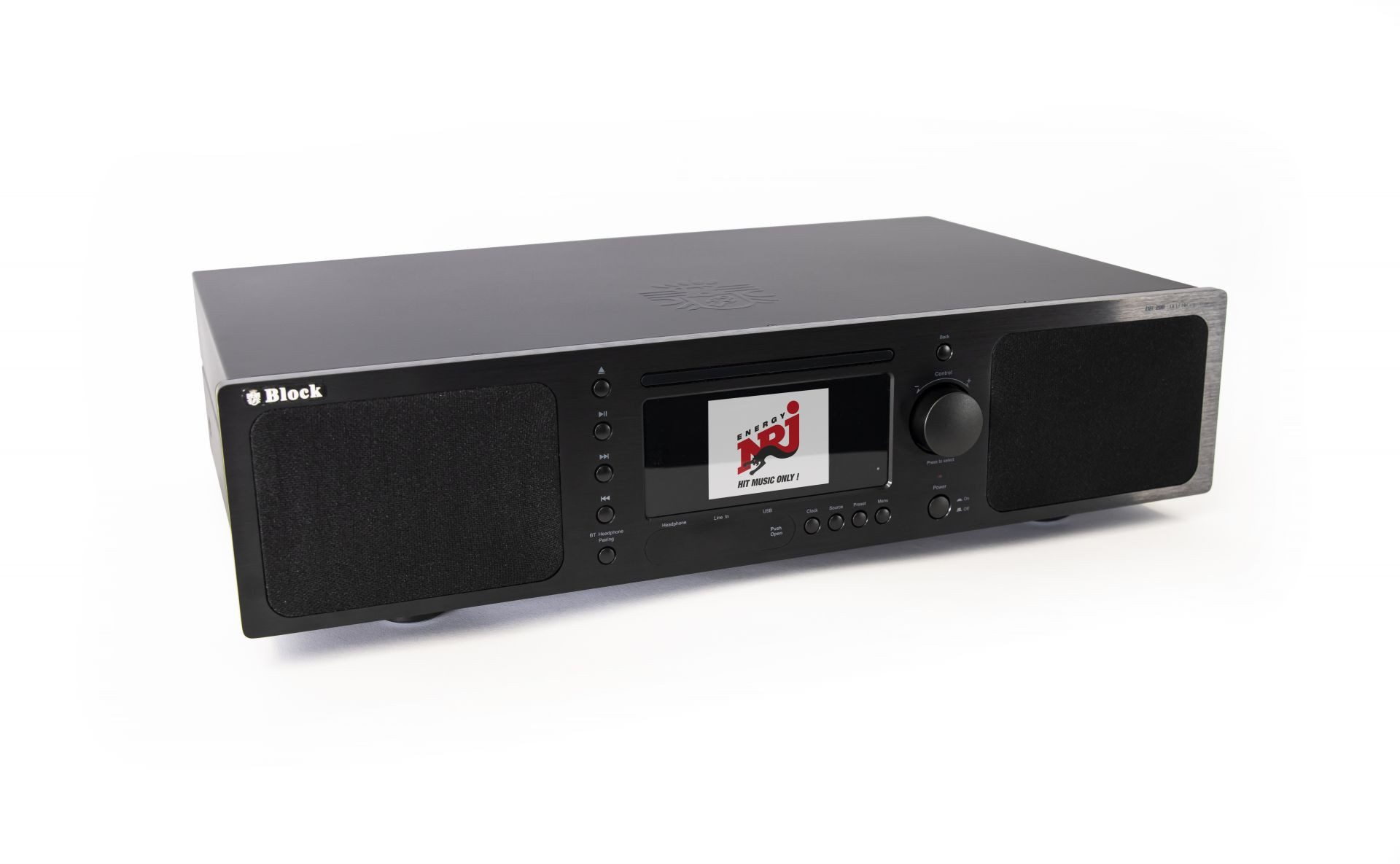 Block Block BB-200 Blu-ray Internet-Receiver mit DAB+, Spotify & Bluetooth Boombox