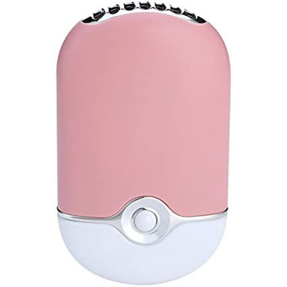 GelldG Handventilator Mini USB Lüfter Eingebaute Lithium Batterie Klimaanlagen rosa