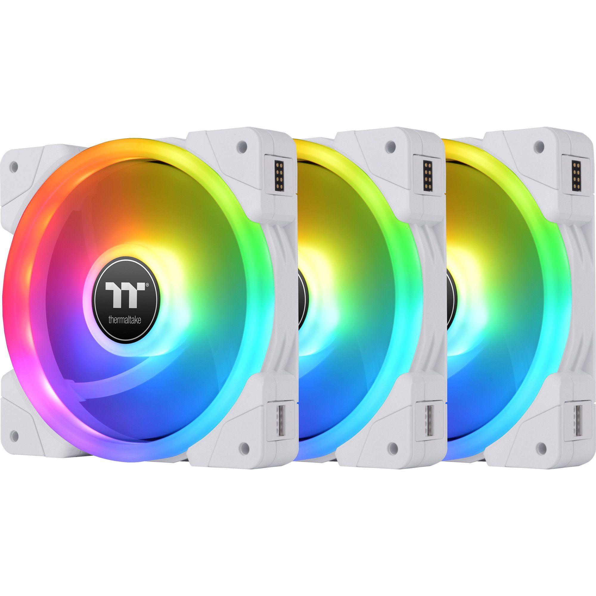 Gehäuselüfter Thermaltake SWAFAN EX12 RGB PC Cooling Fan White