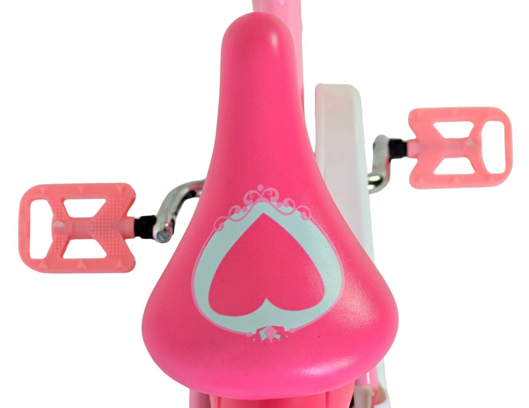 Volare Kinderfahrrad Volare Disney Princess Kinderfahrrad für Mädchen - 12 Zoll in Rosa