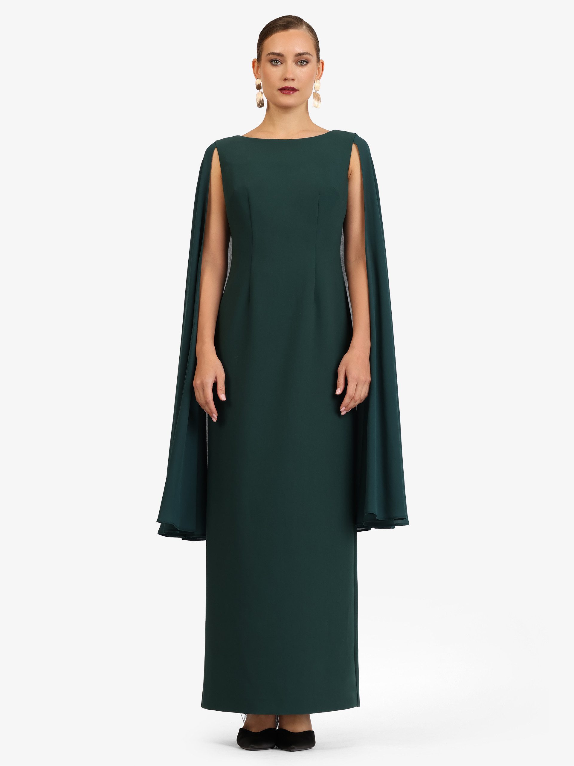 Kraimod Abendkleid mit Cape und Schlitz günstig online kaufen