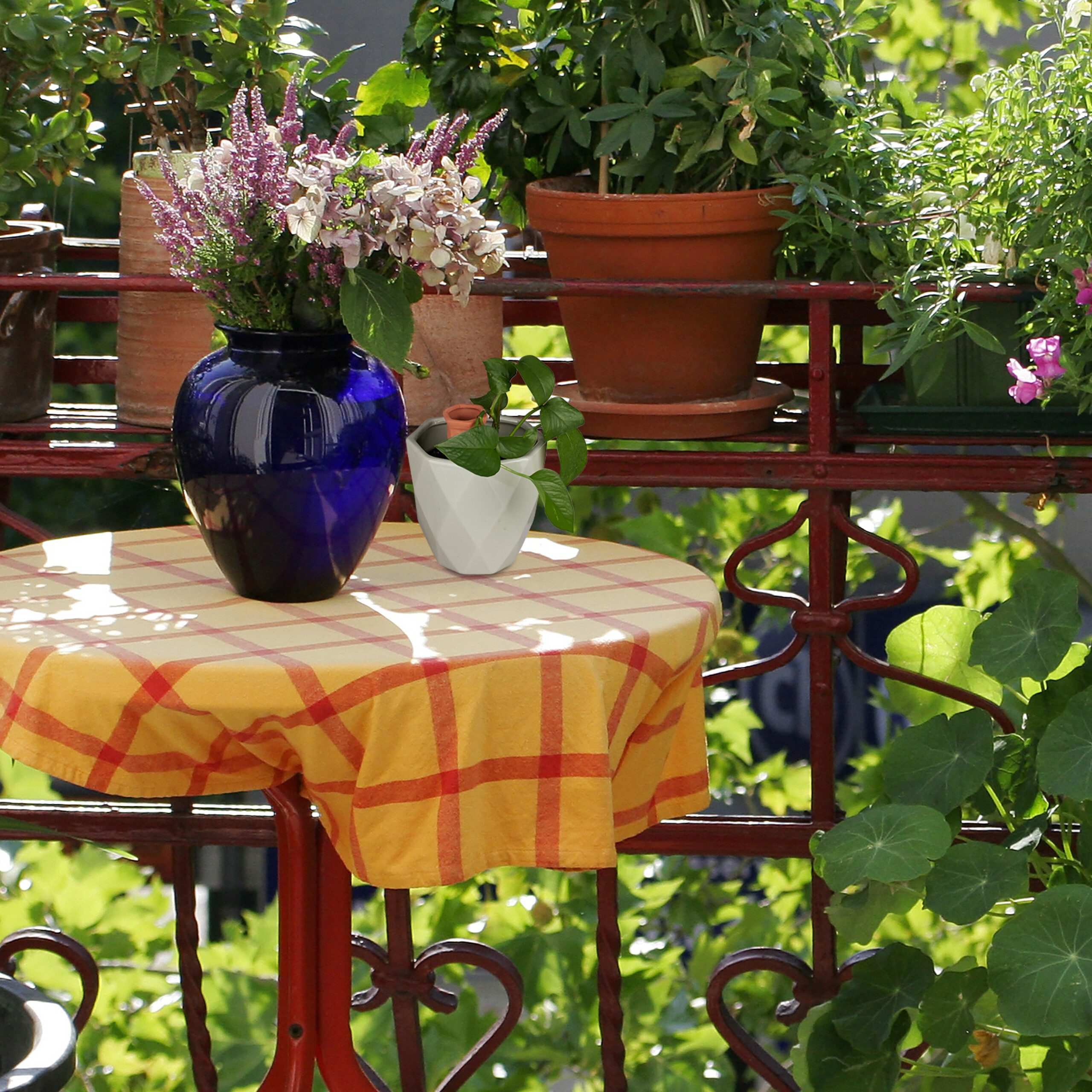 relaxdays Tropfer 12 x Tonkegel Bewässerung