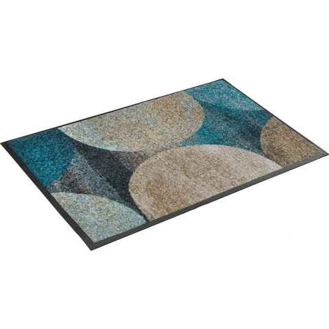 Fußmatte Galaxia, wash+dry by Kleen-Tex, rechteckig, Höhe: 7 mm, Schmutzfangmatte, rutschhemmend, waschbar