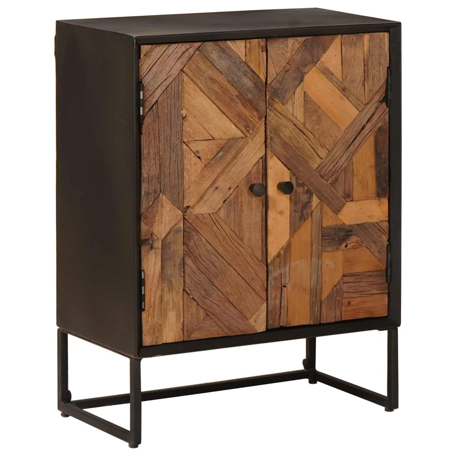 vidaXL Sideboard Sideboard 53 x 30 x 70 cm Massiv Holz und engineered Wood (1 St)