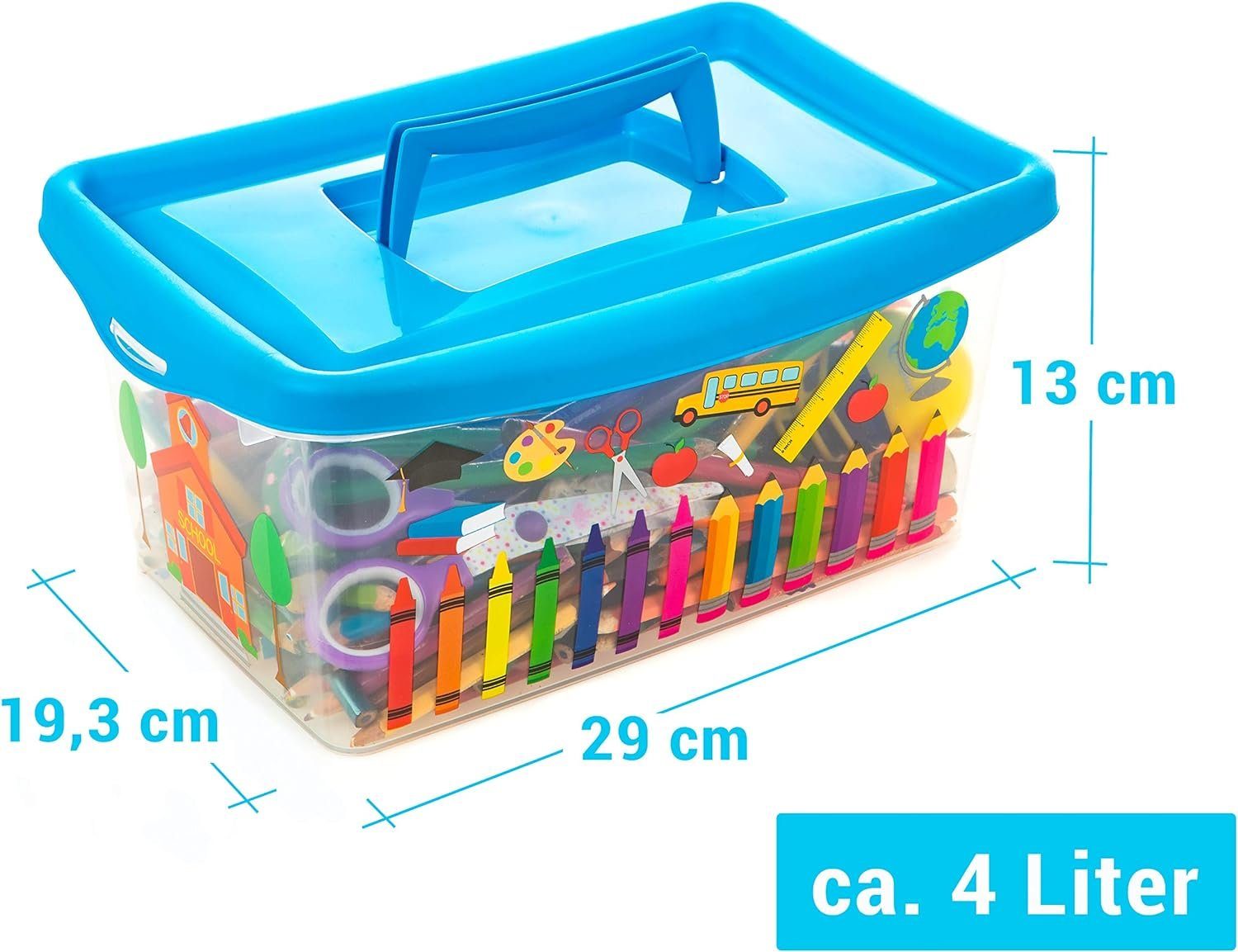 Centi Aufbewahrungsbox 3 Set. Aufbewahrungsboxen, 4l günstig online kaufen