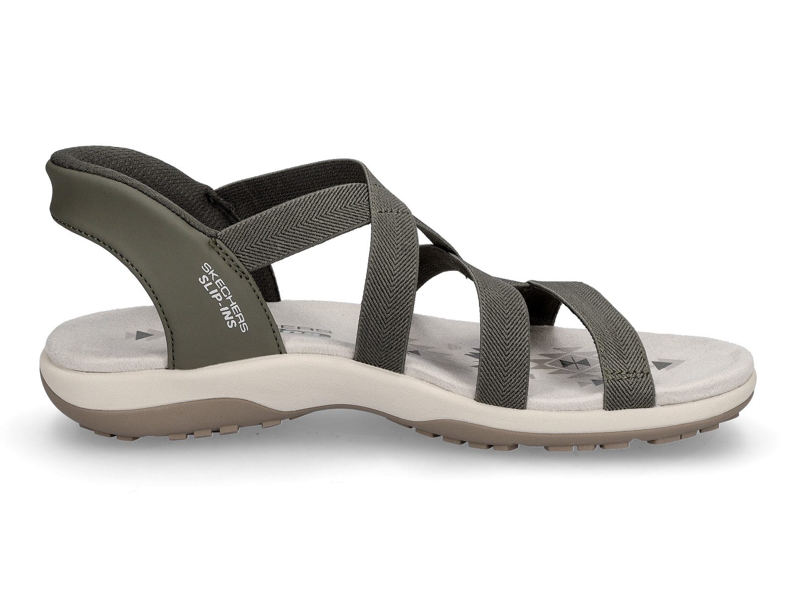 Skechers Skechers Damen Sandale Reggae Slim Stretch Flex oliv Sandale – Bild 4 von 5