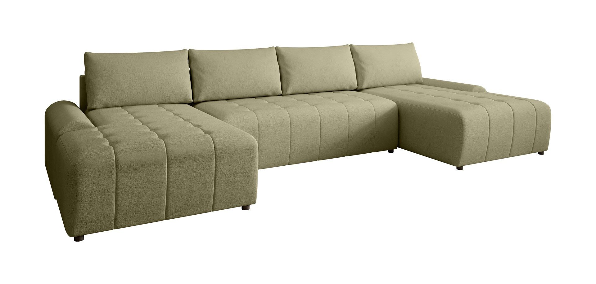 Beautysofa Ecksofa Costa U, inkl. Schlaffunktion, günstig online kaufen